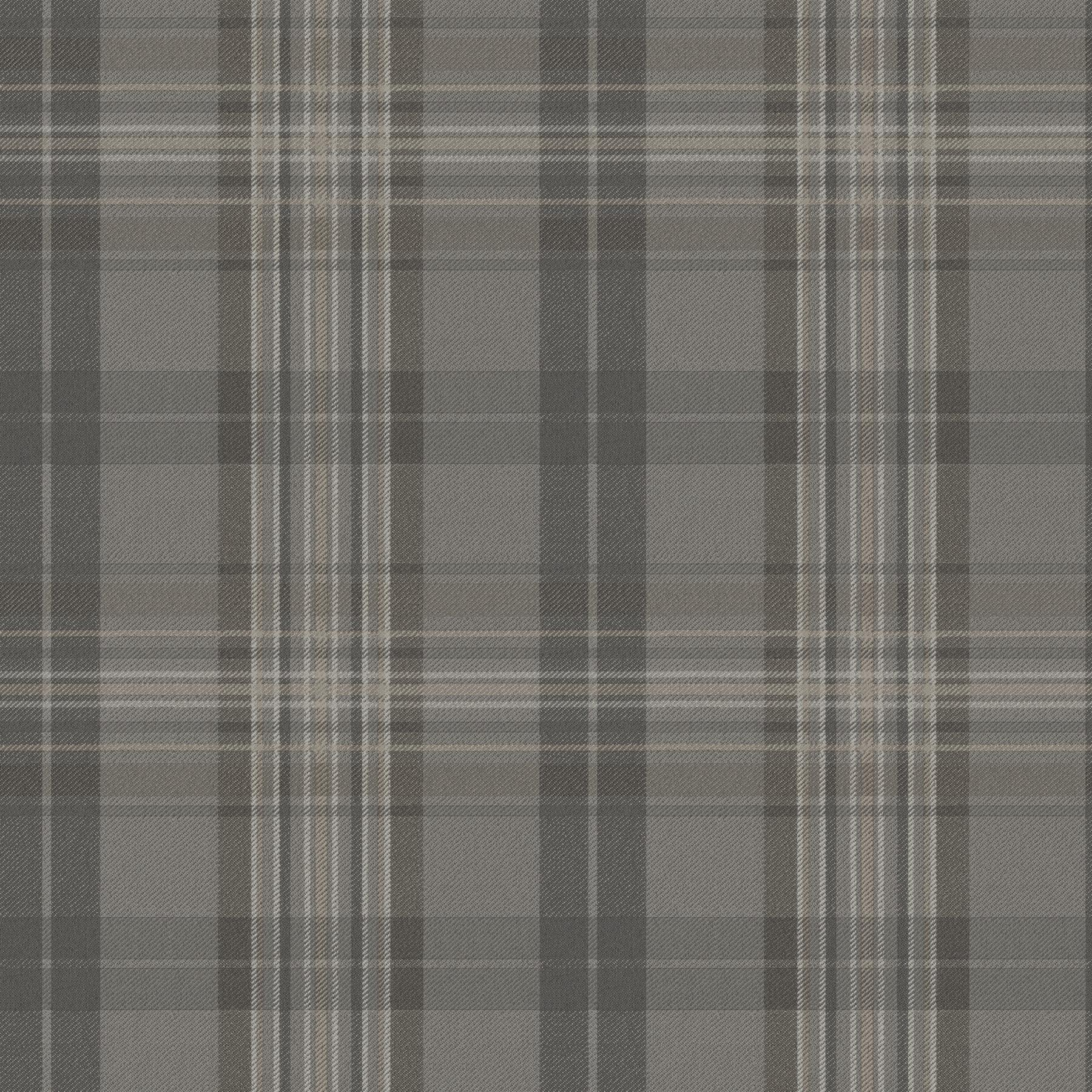 Chesapeake Austin Charcoal Plaid Wallpaper