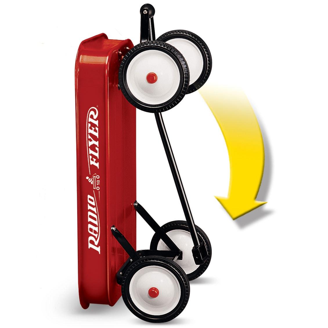 Radio Flyer Full-Size All-Terrain Steel and Wood Pull Food & Drink Server