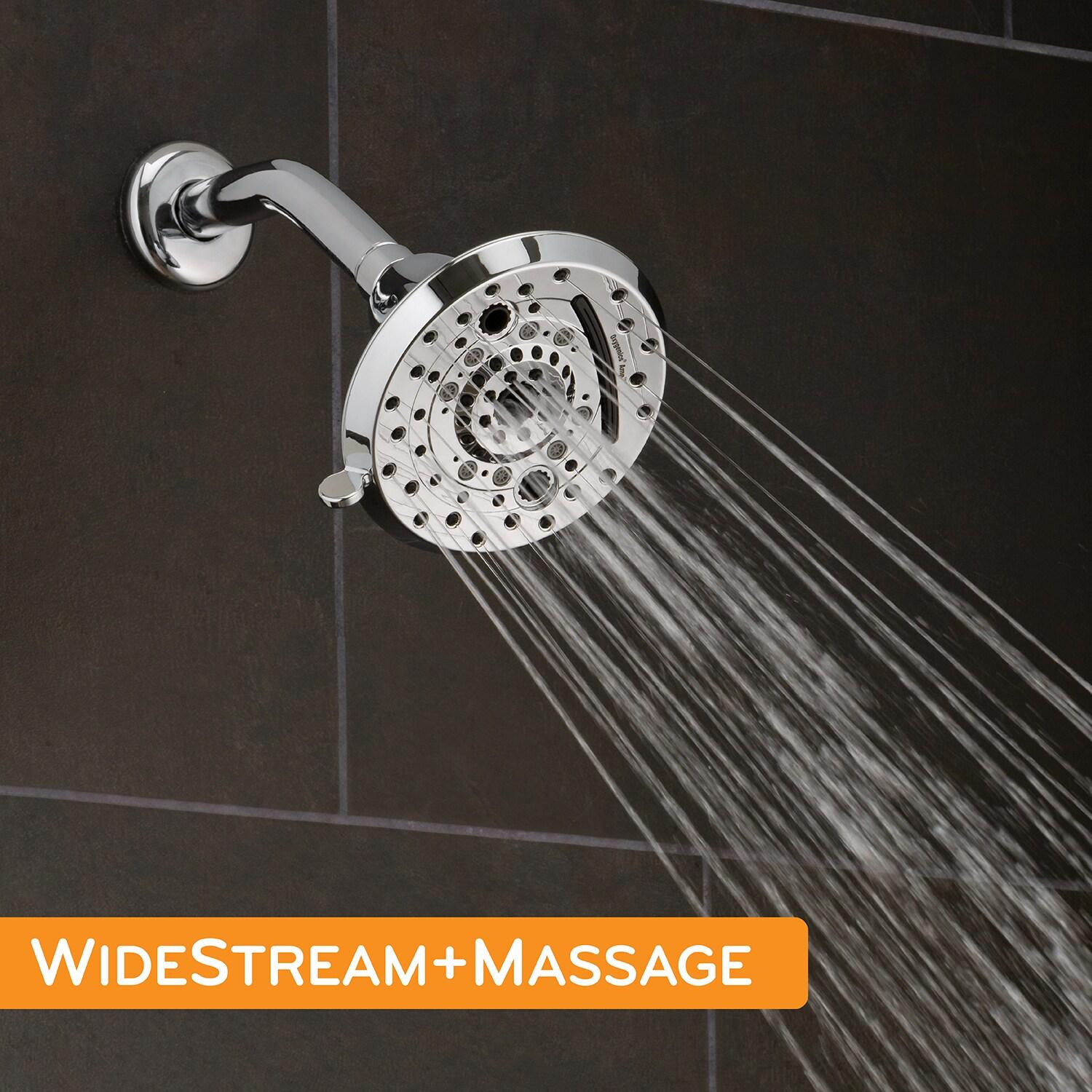 Oxygenics Amp Chrome Fixed Shower Head 1.8-GPM (6.8-LPM)