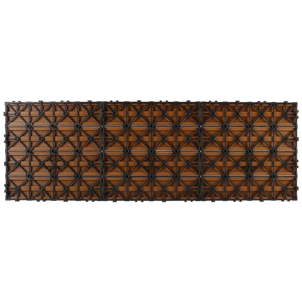 NewTechWood UltraShield Naturale 36" x 12" Composite Interlocking Deck Plank