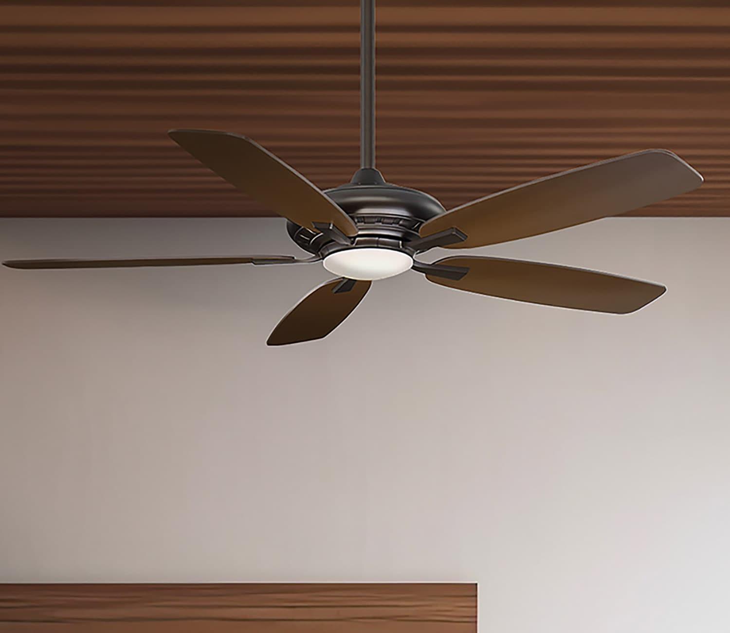 Minka Aire 52'' Laskintown 5 - Blade LED Standard Ceiling Fan with Remote Control and Light Kit Included