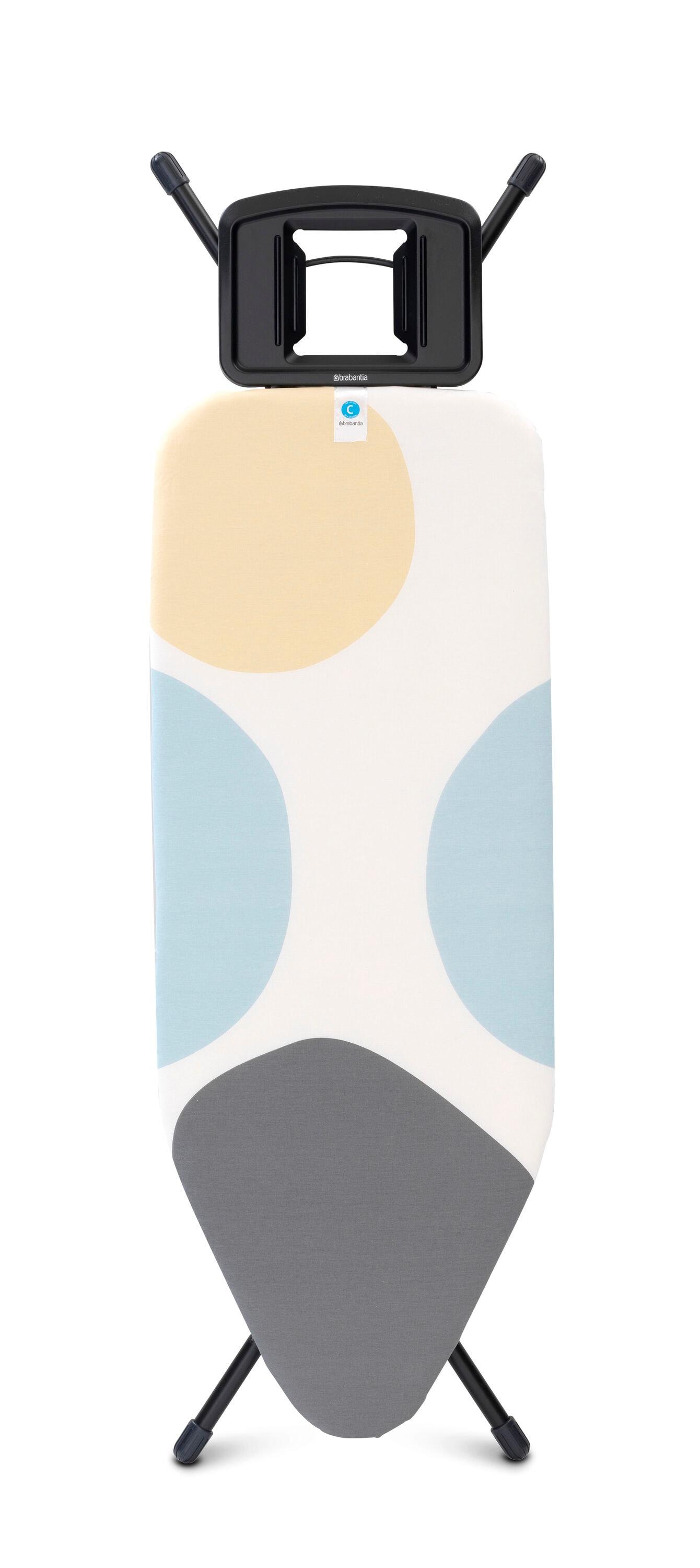 Brabantia Size C Large Ironing Board with Solid Steam Iron Rest