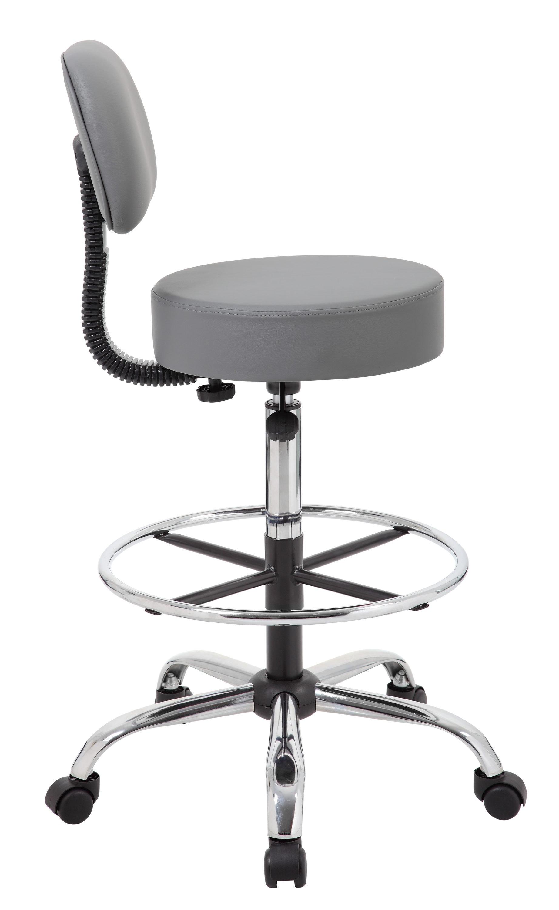 Boss Office Products Vinyl Drafting Chair