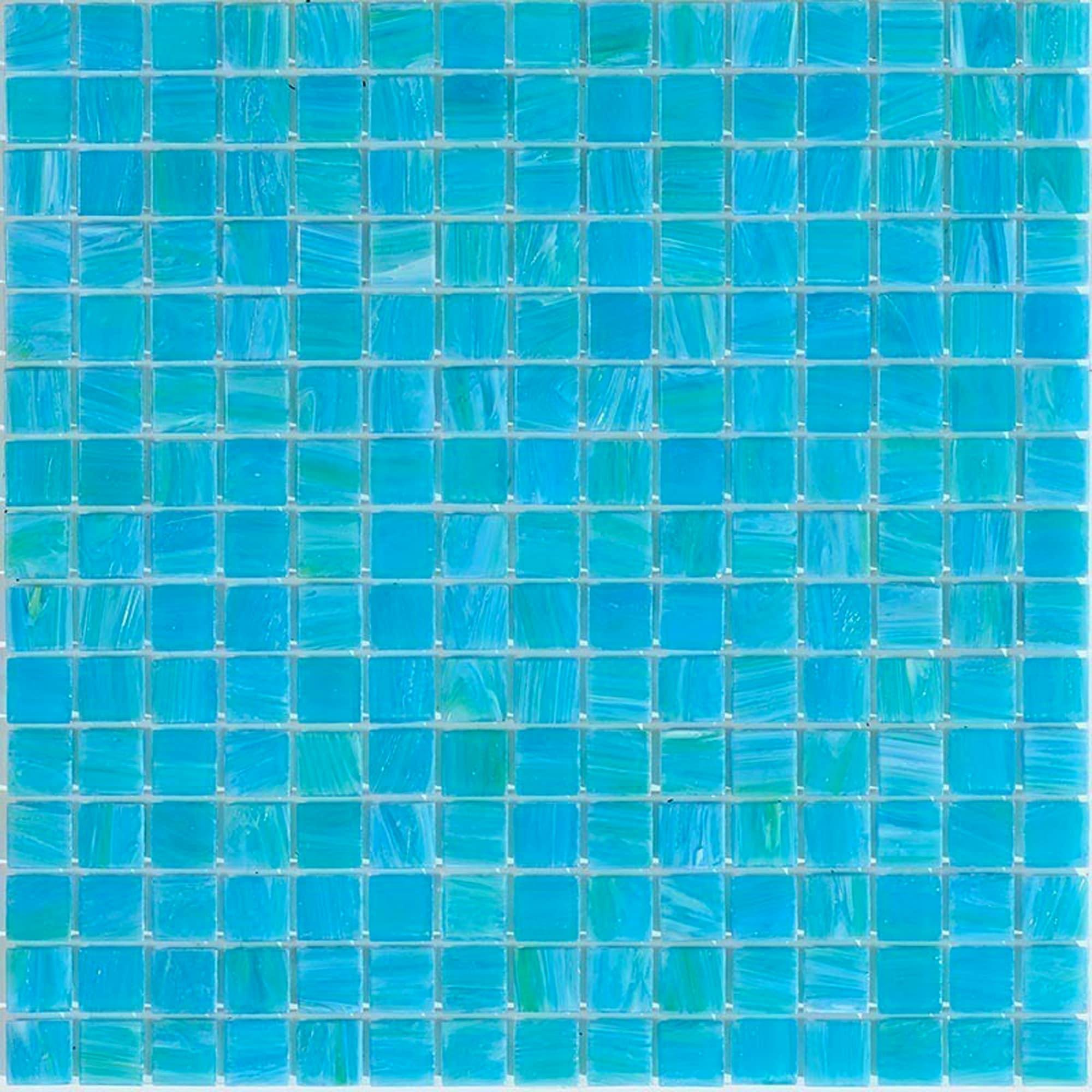 Celestial 0.8" x 0.8" Glass Grid Mosaic Wall & Floor Tile