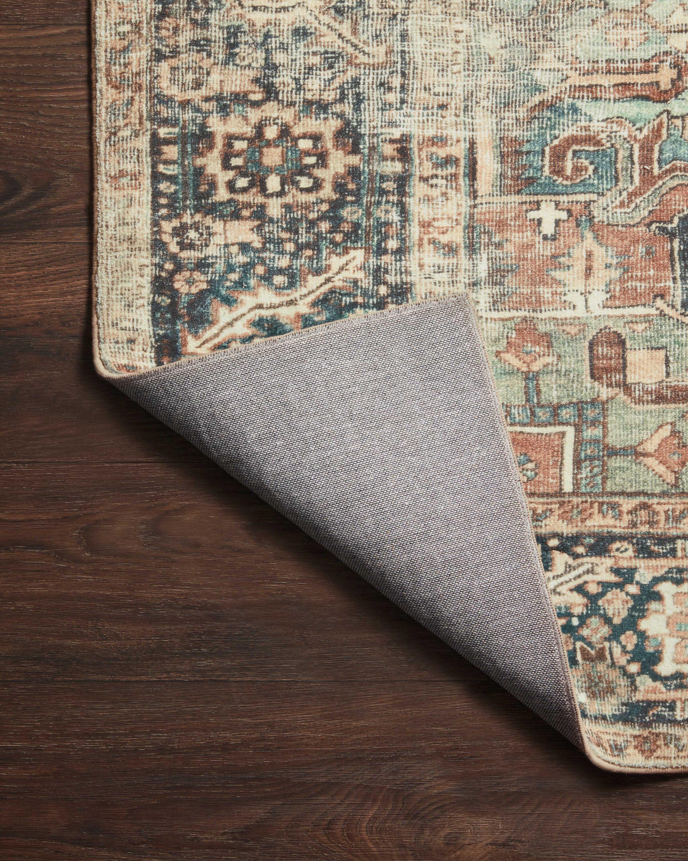 Loloi Margot Terracotta / Lagoon Area Rug feat. Cloudpile