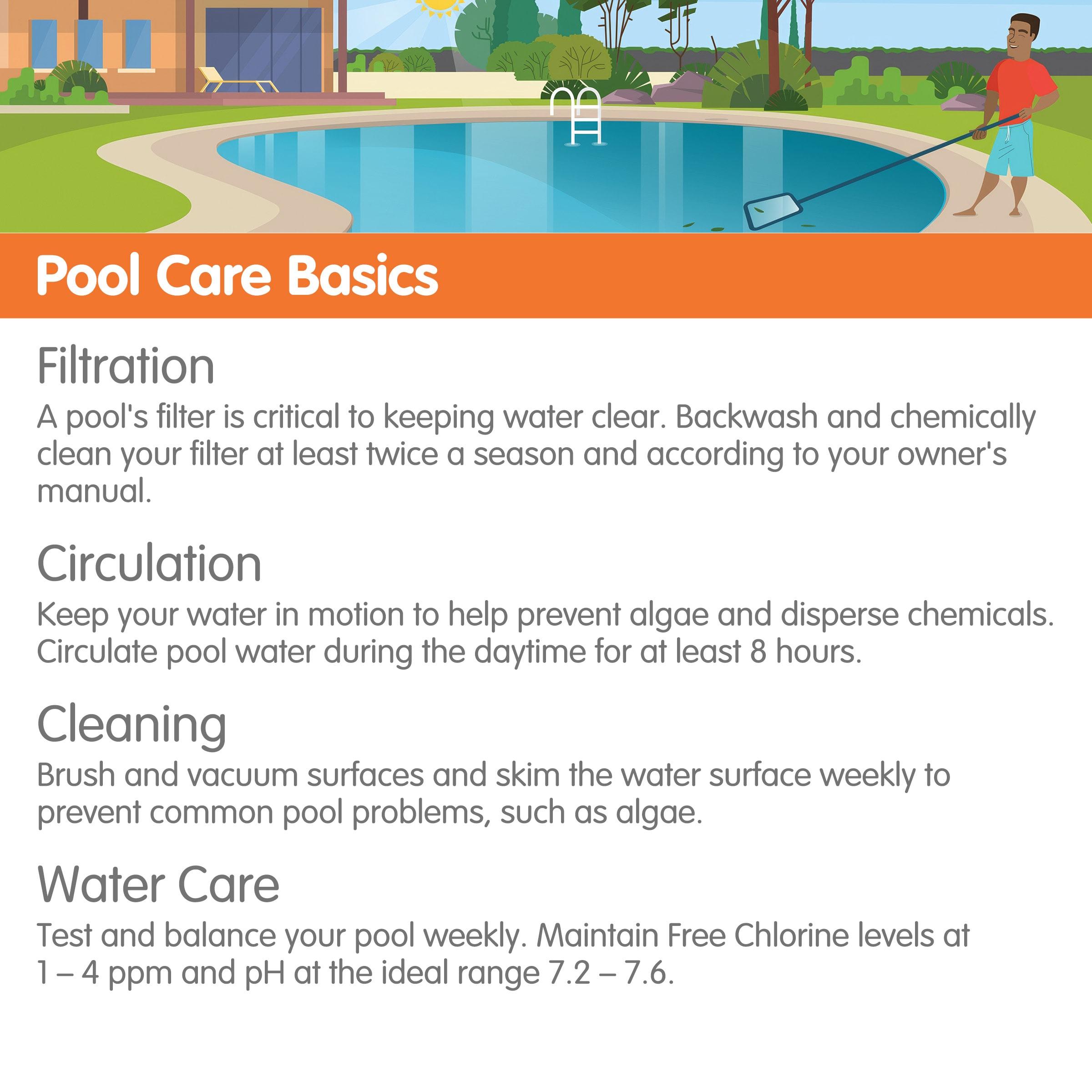 Pool Essentials Chlorinating Liquid for Swimming Pools, 1 Gallon