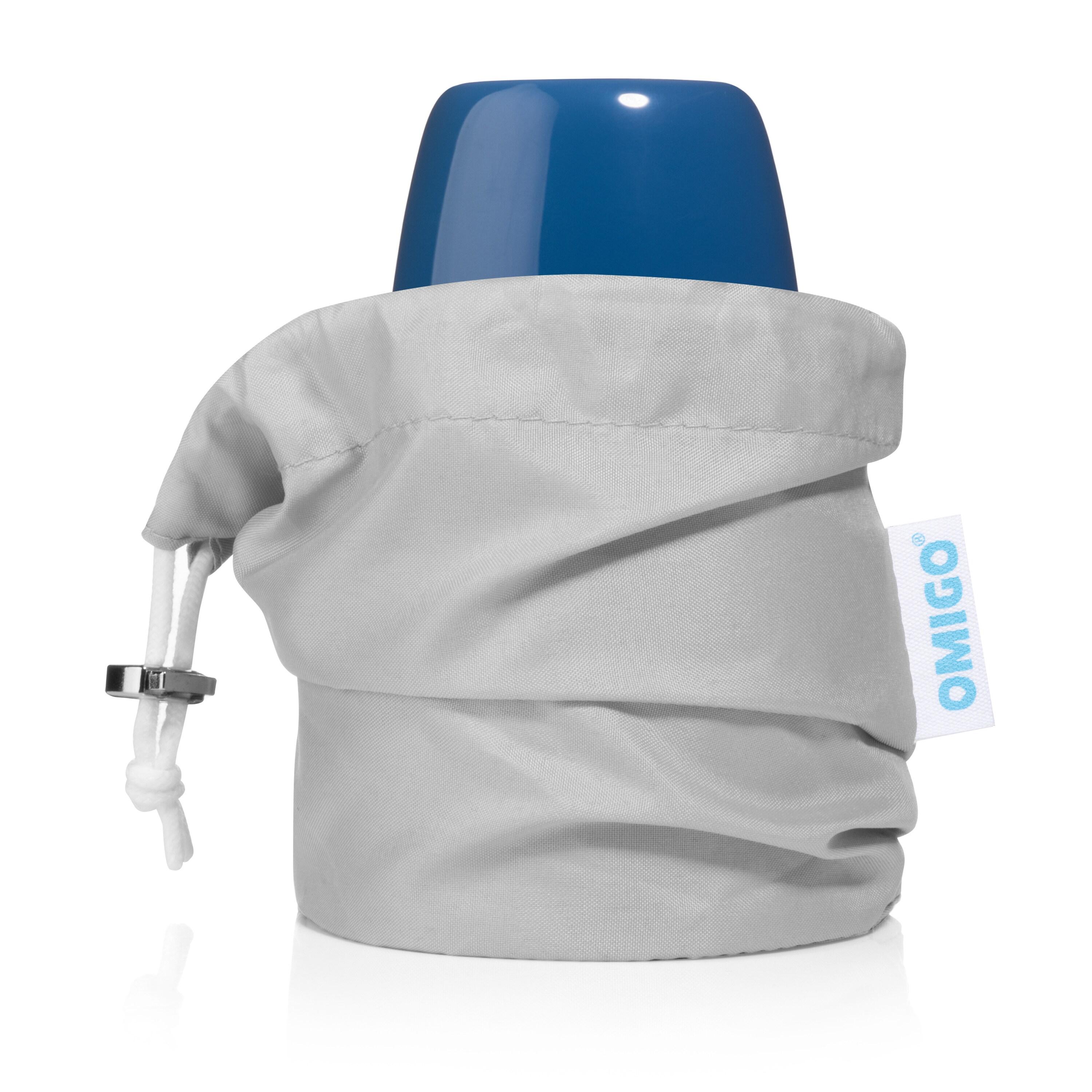 Omigo Twilight Blue Collapsible Portable Handheld Bidet Attachment with Travel Bag Included