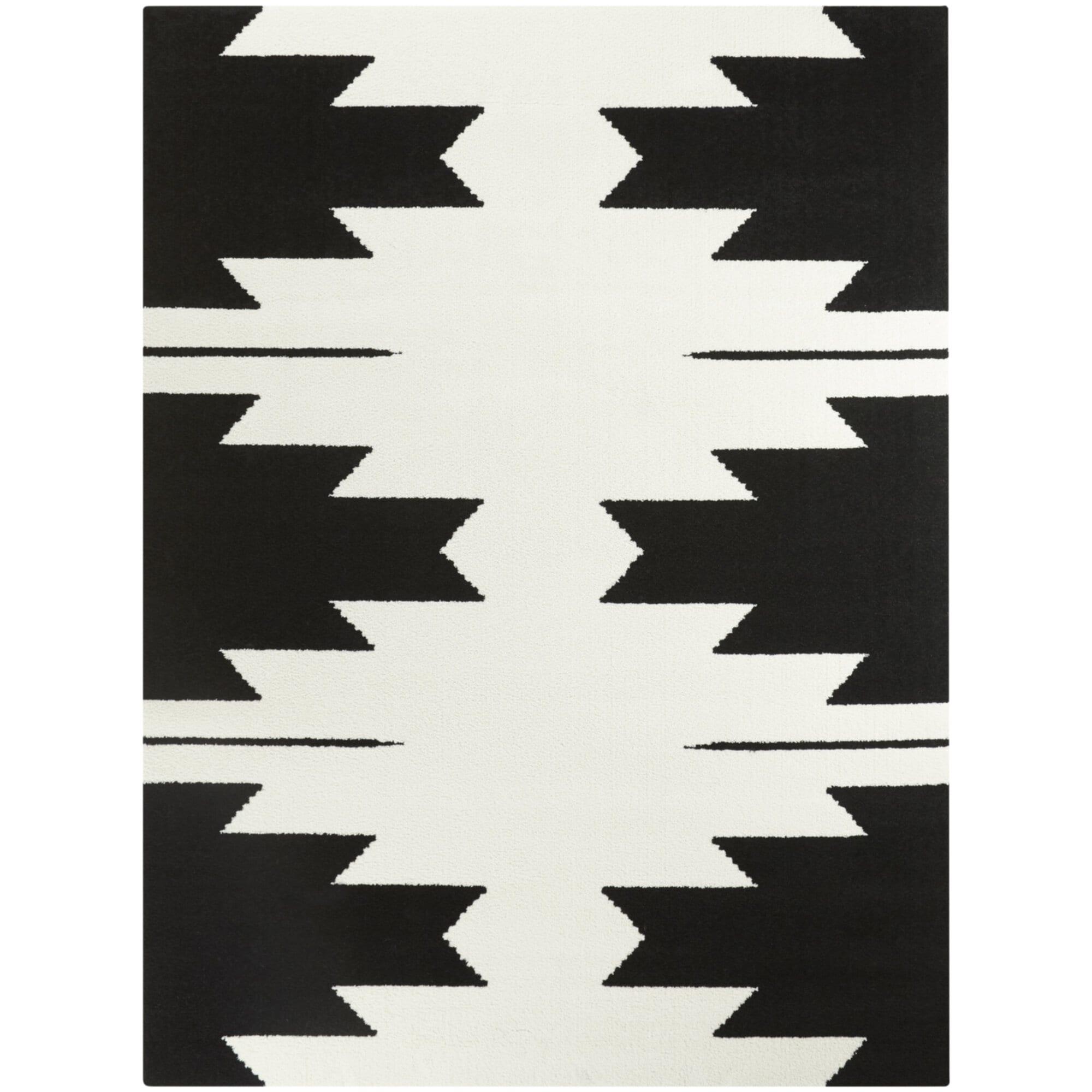 Nicholas Black 3 ft. x 7 ft. Medallion Runner Rug