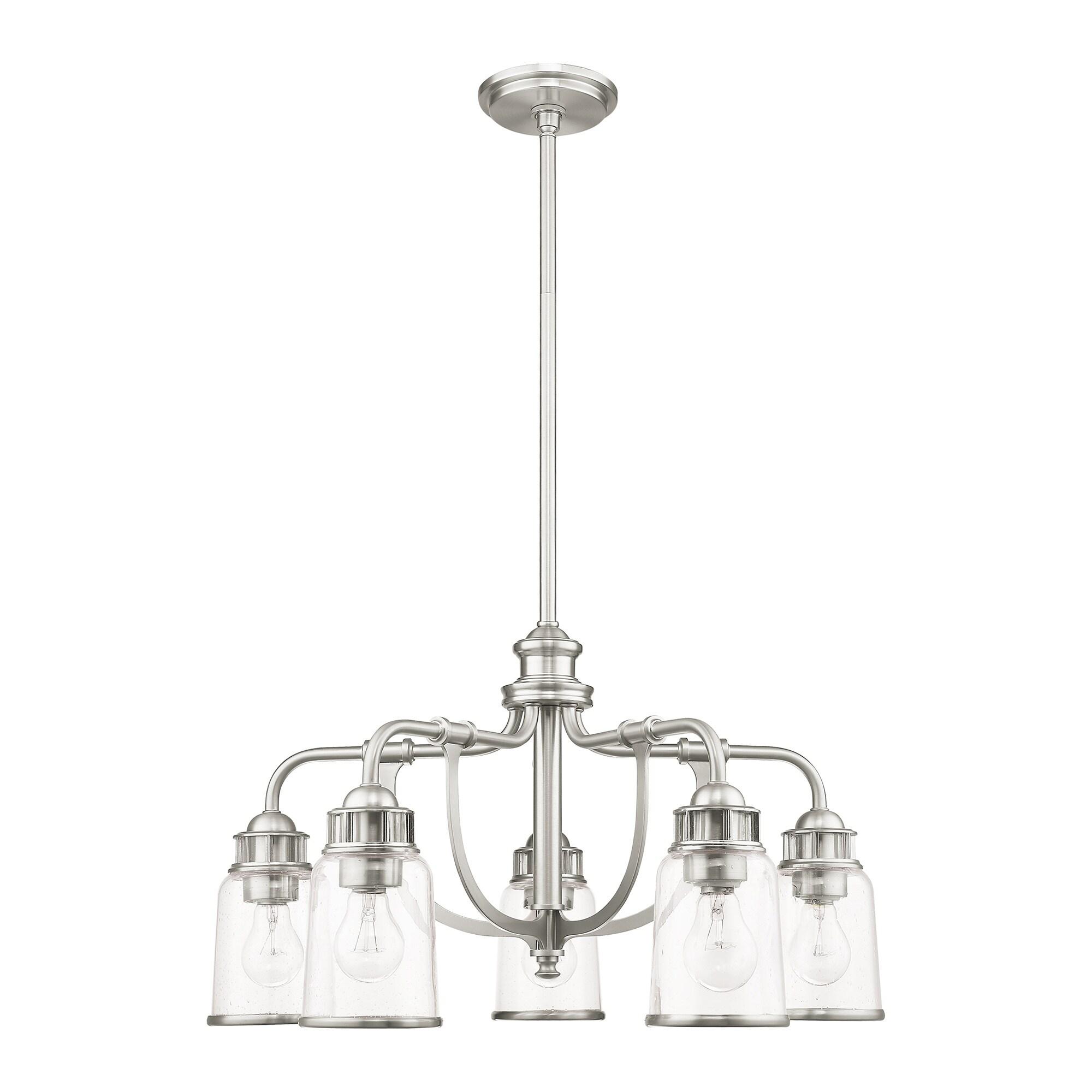 Livex Lighting Lawrenceville 5 - Light Chandelier in  Brushed Nickel