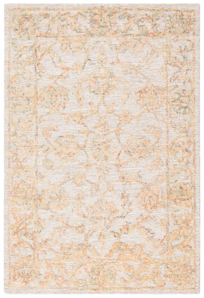 Abstract ABT477 Hand Tufted Area Rug - Beige/Gold - 4' X 6' - Safavieh.