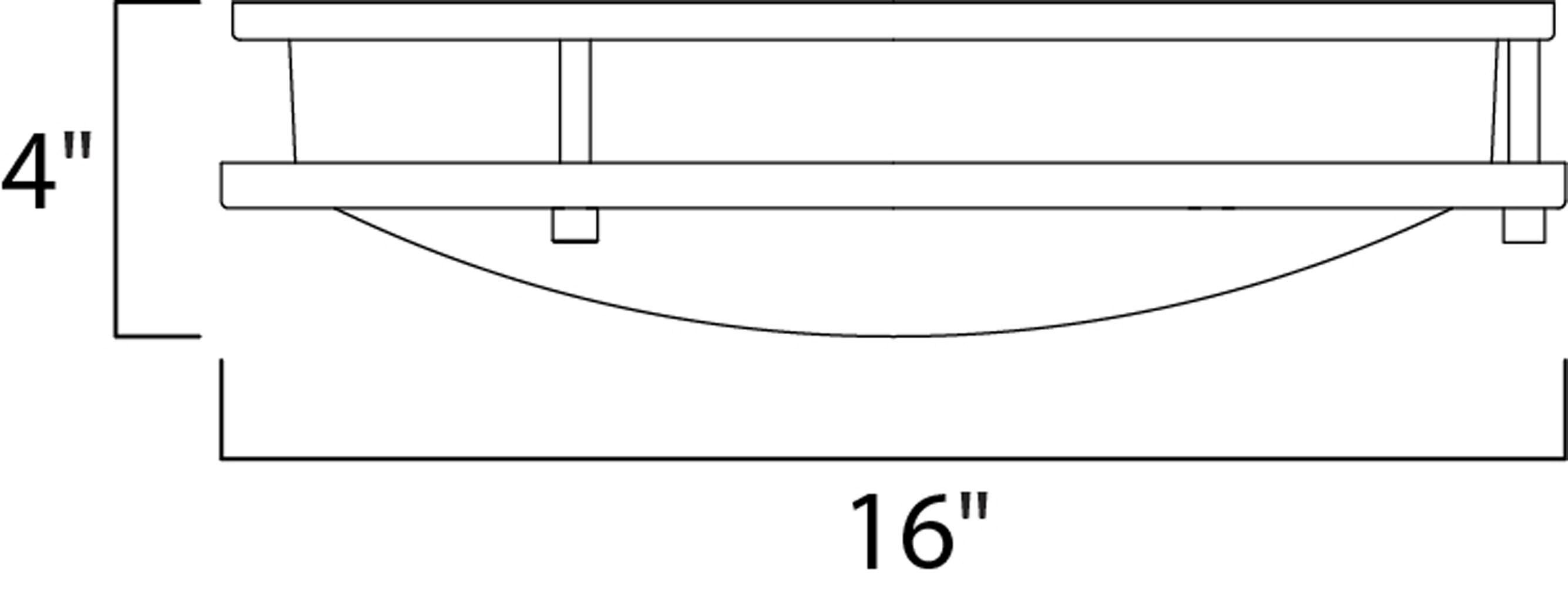 Maxim Lighting - LED Flushmount - Flush Mount - Linear - 16 Inch 23W 1 LED Flush