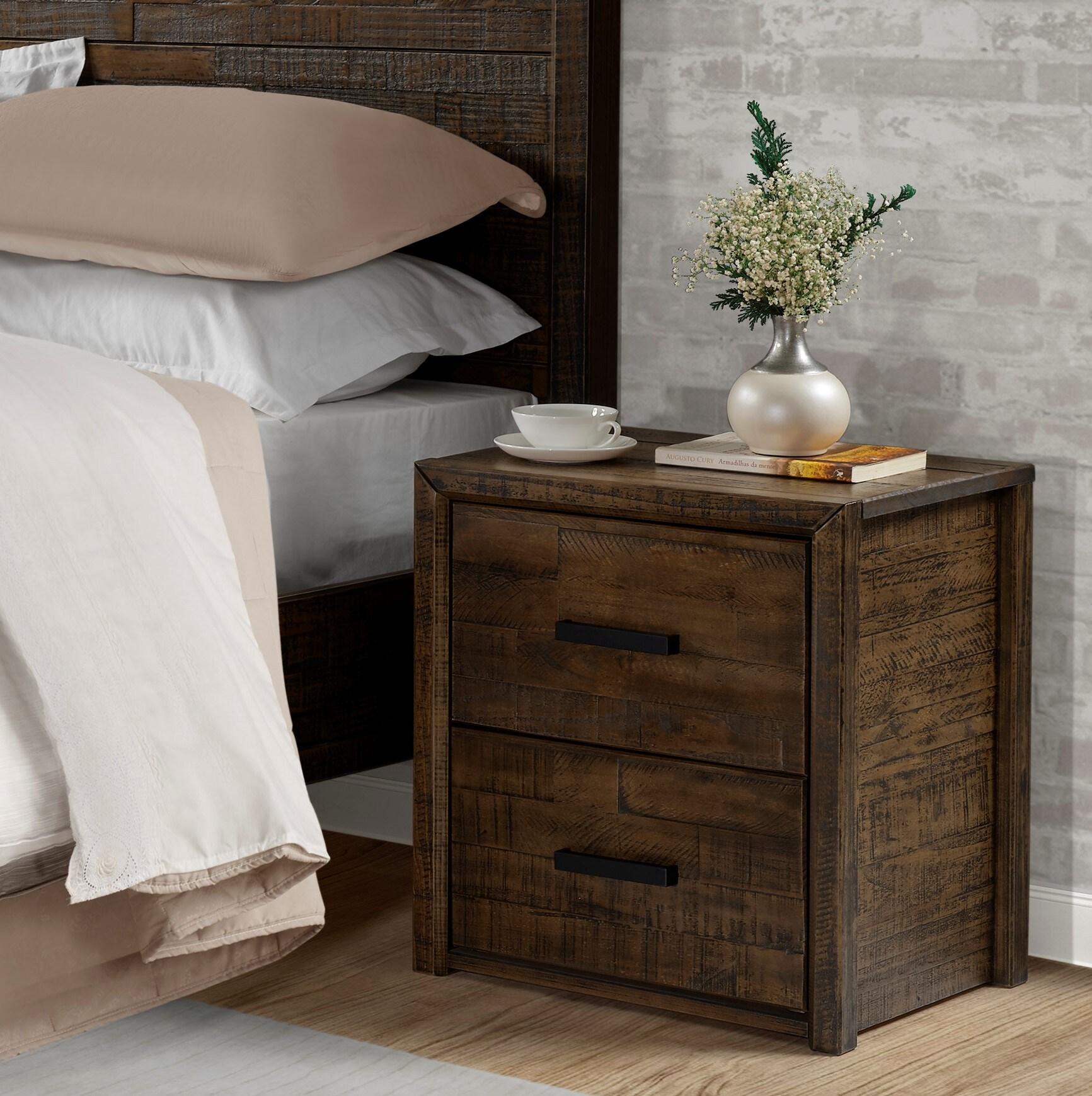 Monterrey Nightstand - Provincial Brown Finish
