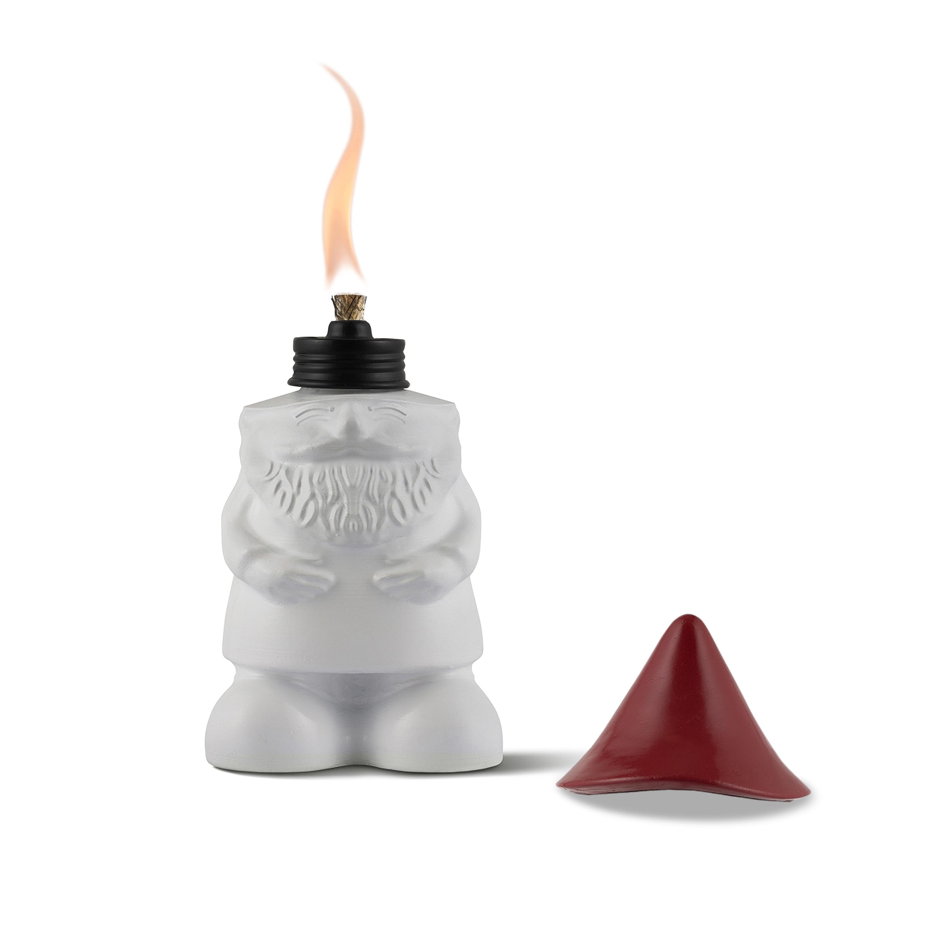 TIKI® Brand 7 inch Decorative Tabletop Gnome Torch (Set of 2)