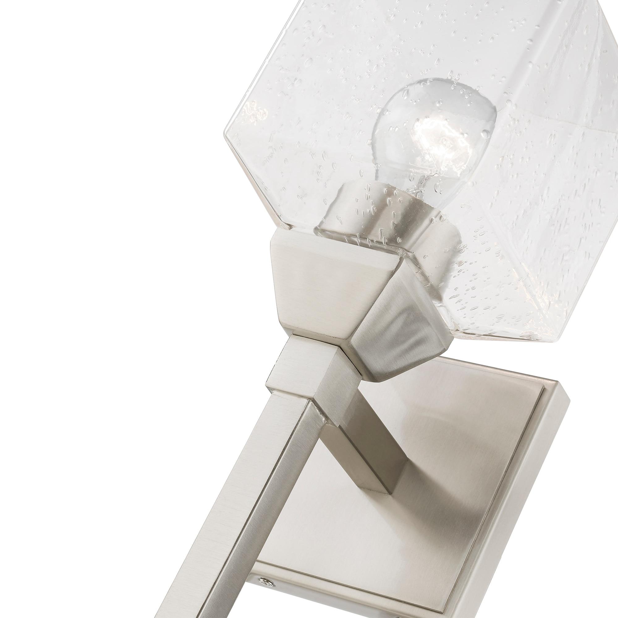 Livex Lighting Aragon 1 - Light Vanity in  Brushed Nickel