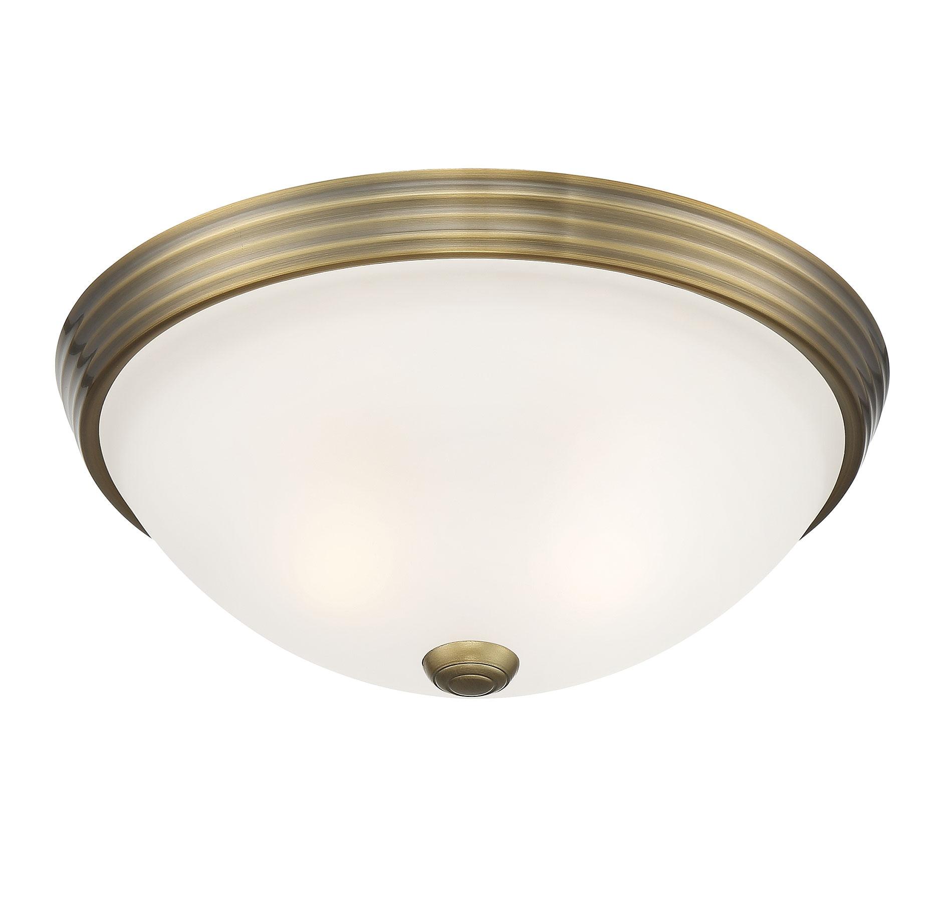 Savoy House NULL 2 - Light Flush Mount in  Warm Brass
