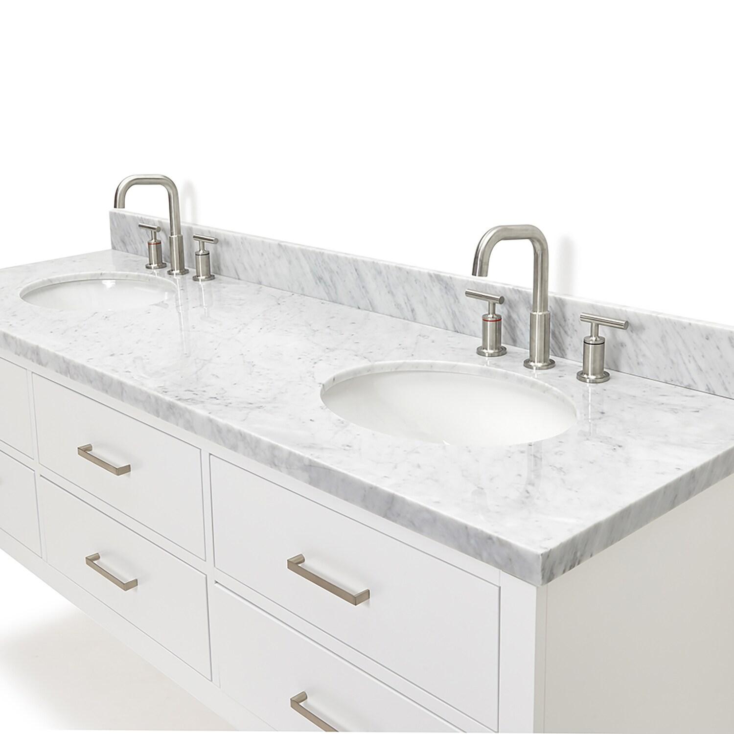 54" Gray Solid Hardwood Wall-Mounted Single Vanity Base