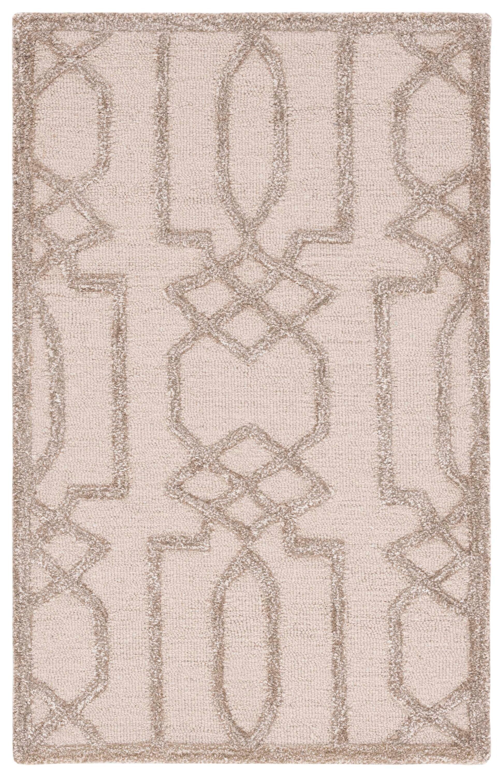 Bella BEL138 Hand Tufted Indoor Runner Rug - Sand/Brown - 2'6"x4' - Safavieh