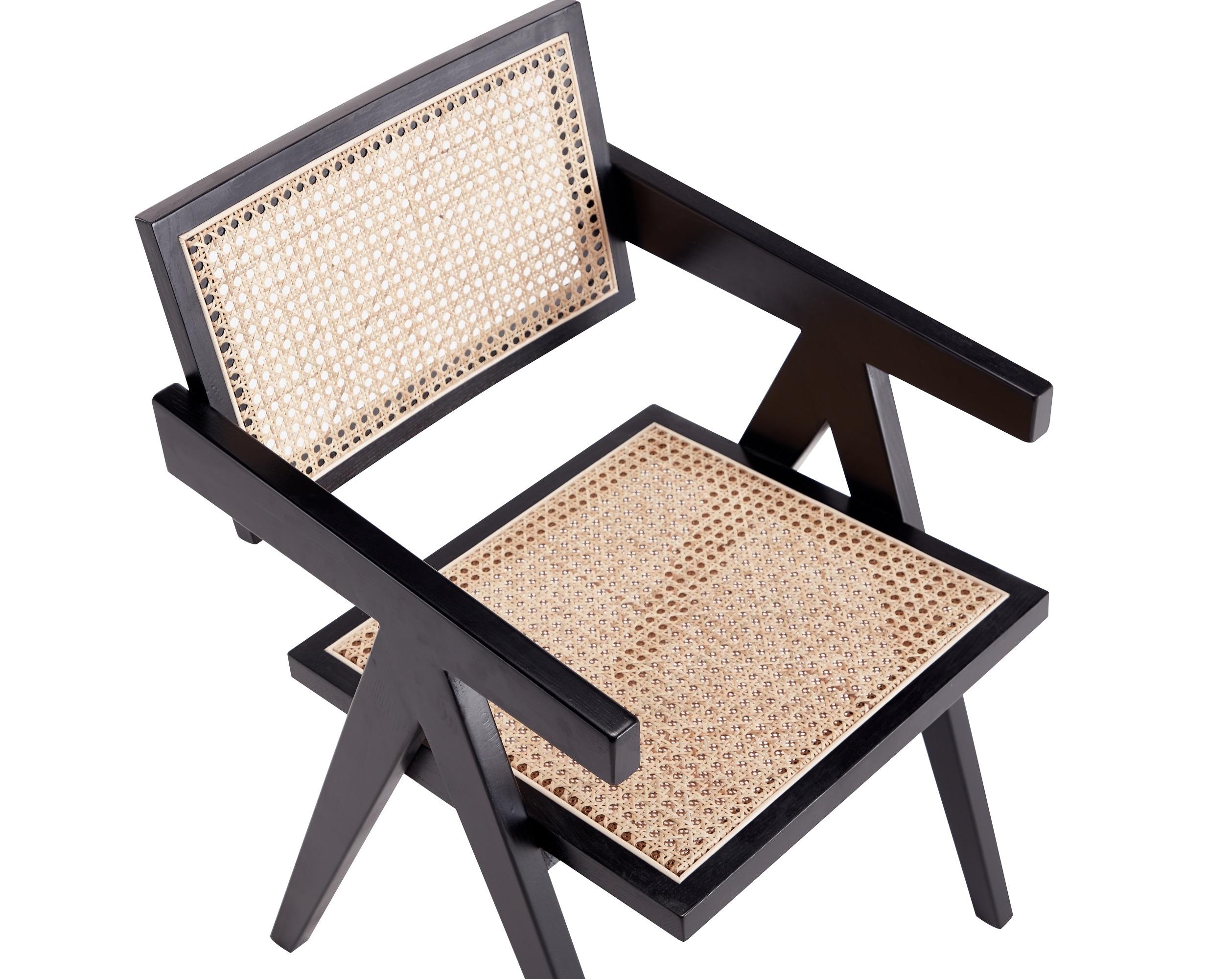 Winston Porter Hamlet 18.11'' H Ash Solid Wood Cane Back Armchair