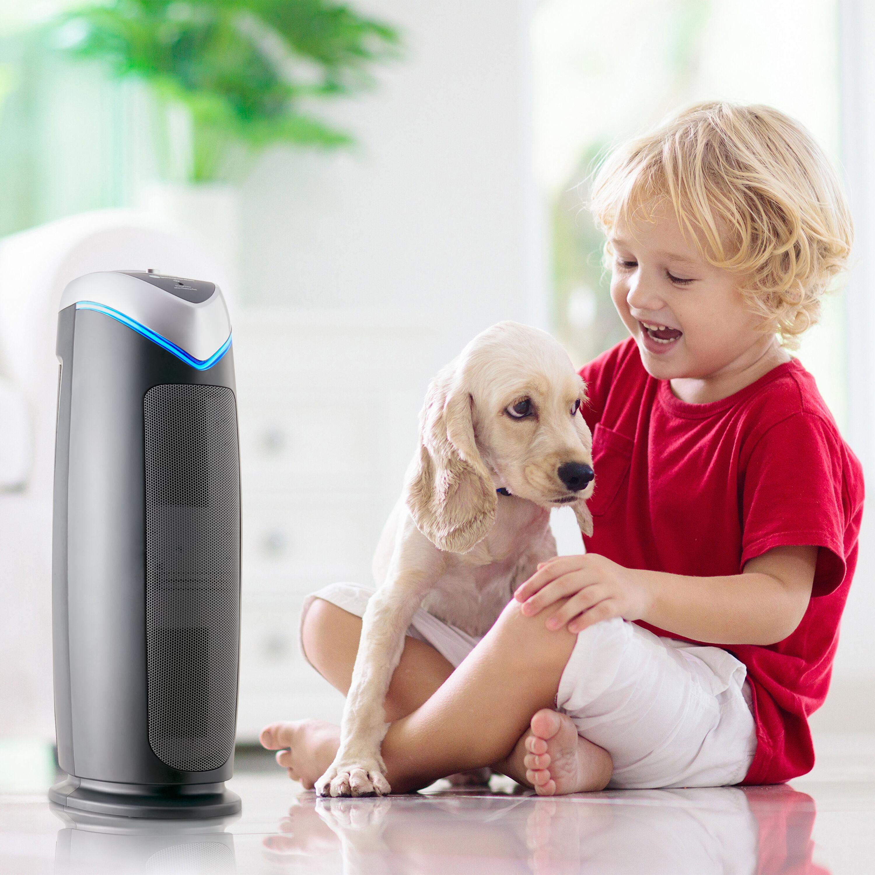 Germ Guardian Air Purifier with HEPA Filter and UVC Black