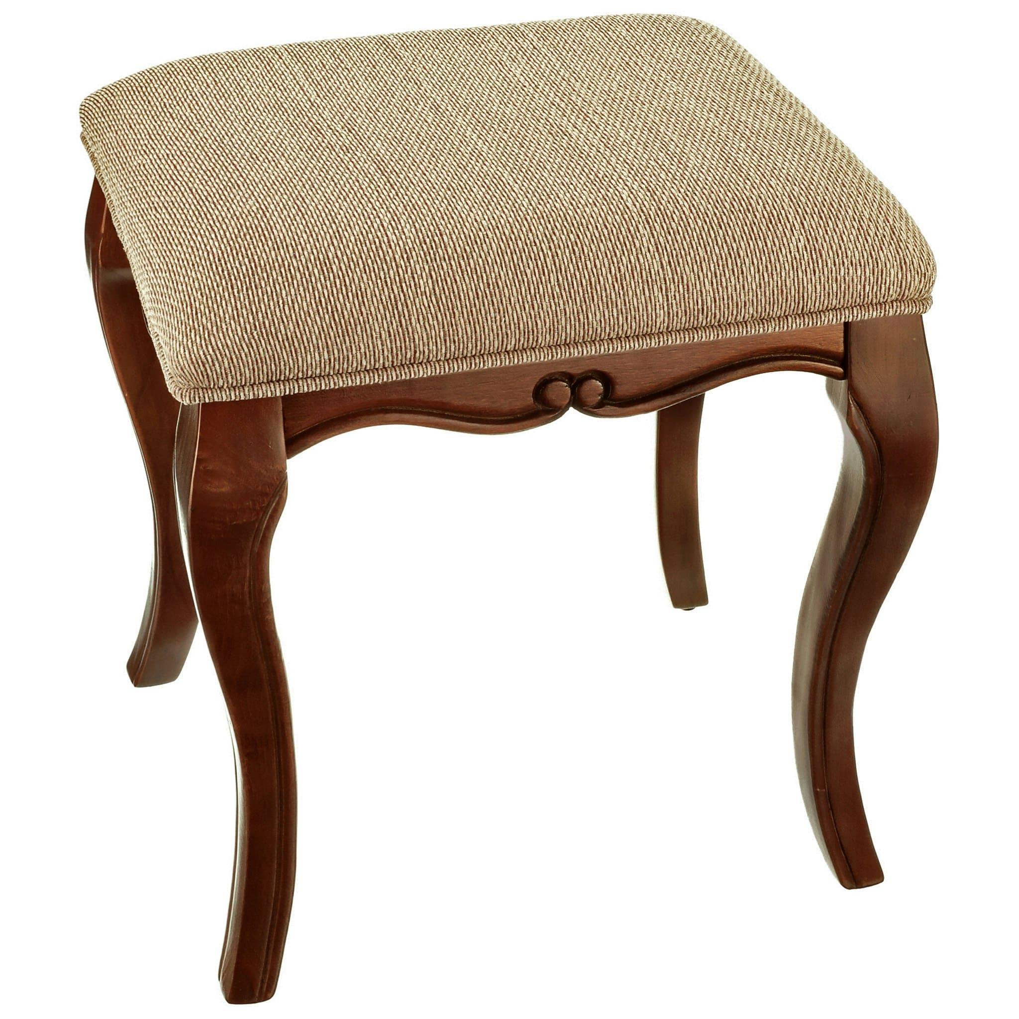 Design Toscano Lady Guinevere Upholstered Vanity Stool