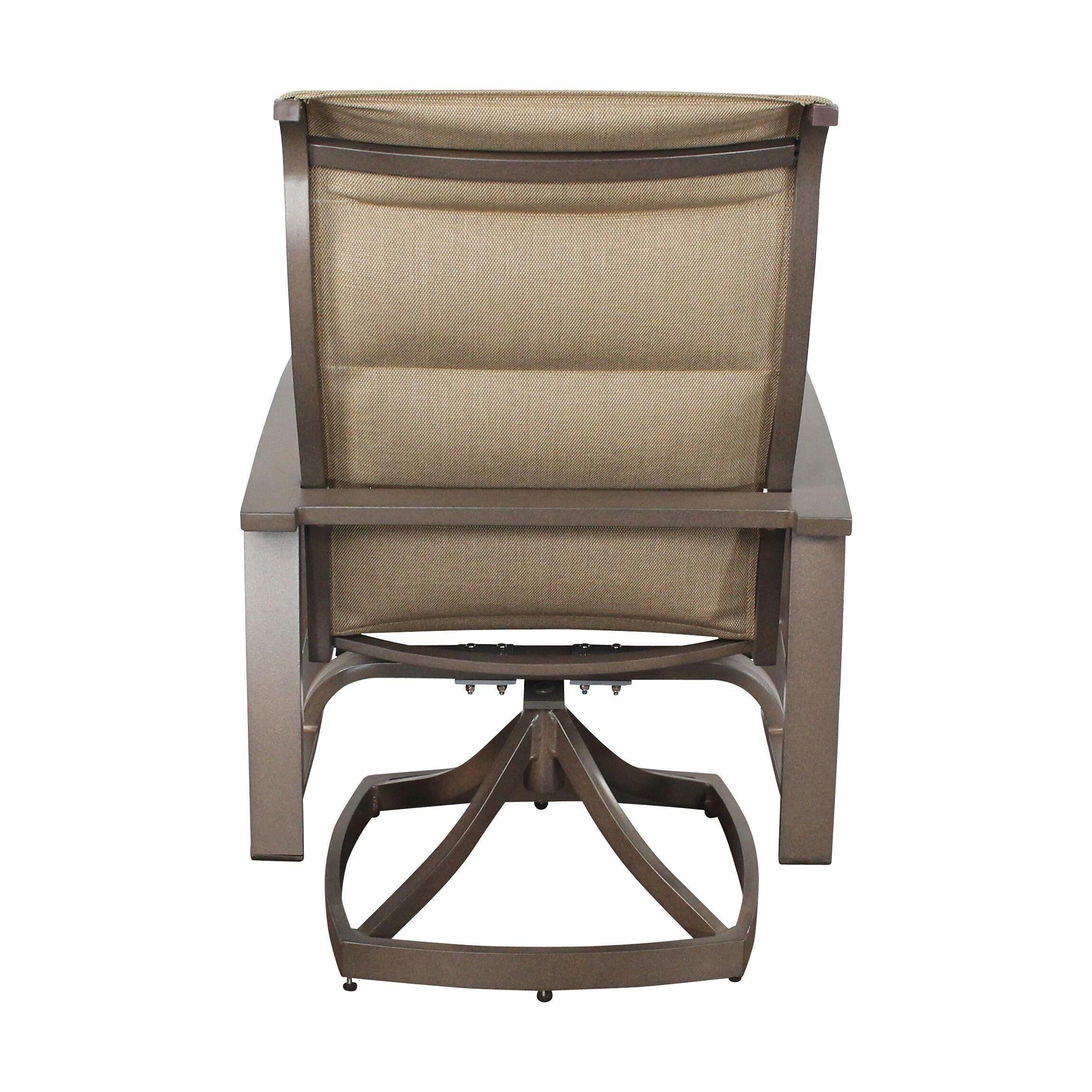 Courtyard Casual  Madison 2 Padded-Sling Swivel Dining Chairs