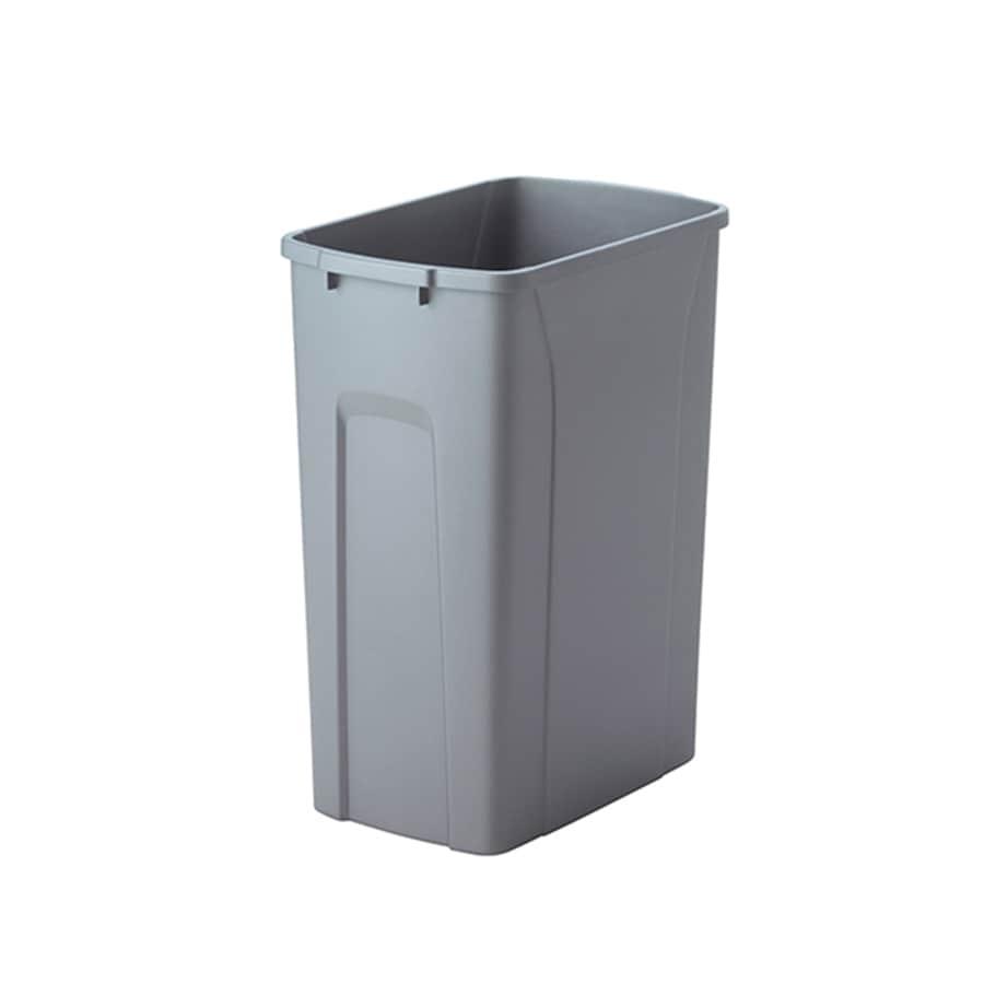 Plastic Open Trash Can - 8.75 Gallons