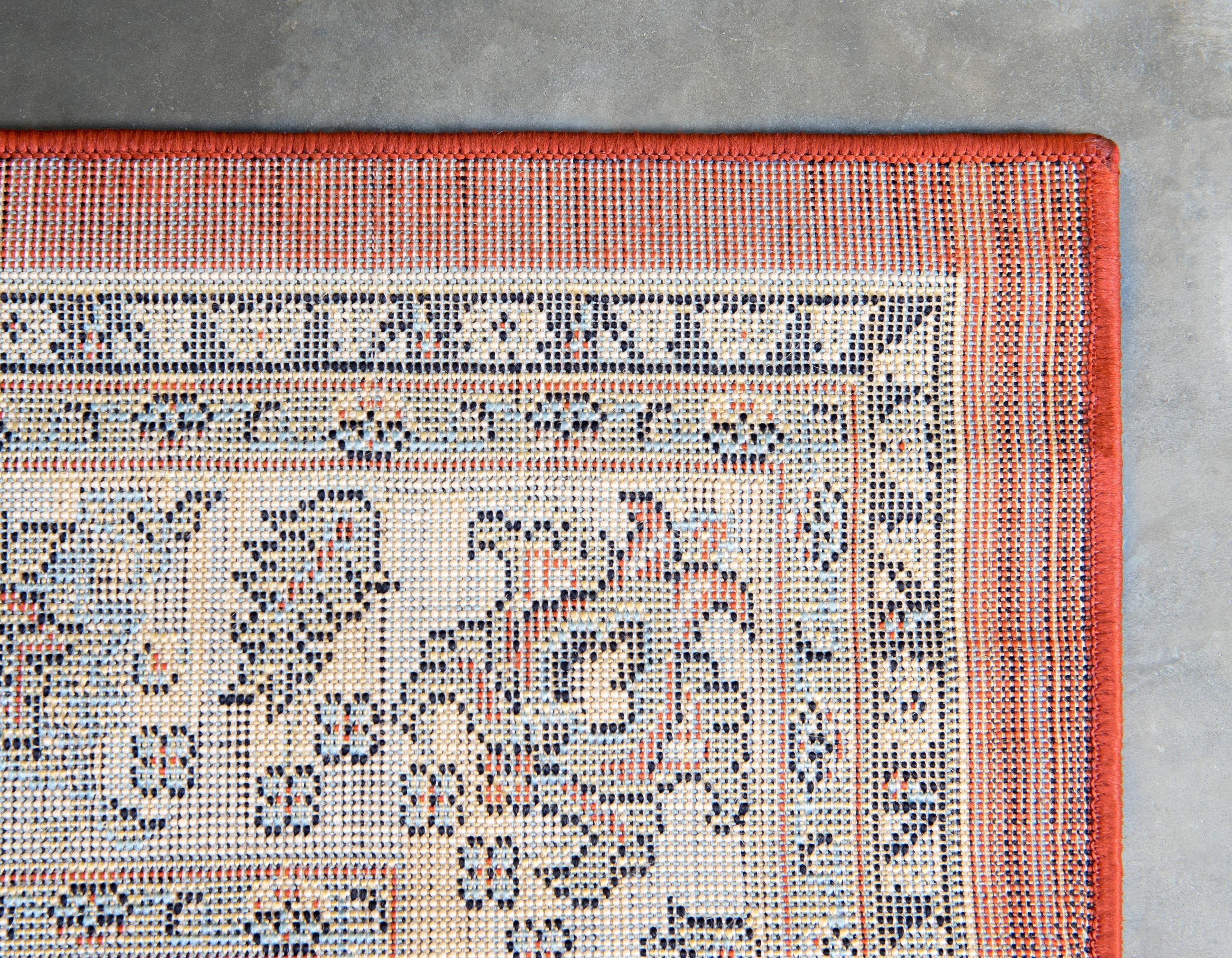 Unique Loom 9' 10 x 13' 1 Sialk Hill Washington Terracotta Area Rug