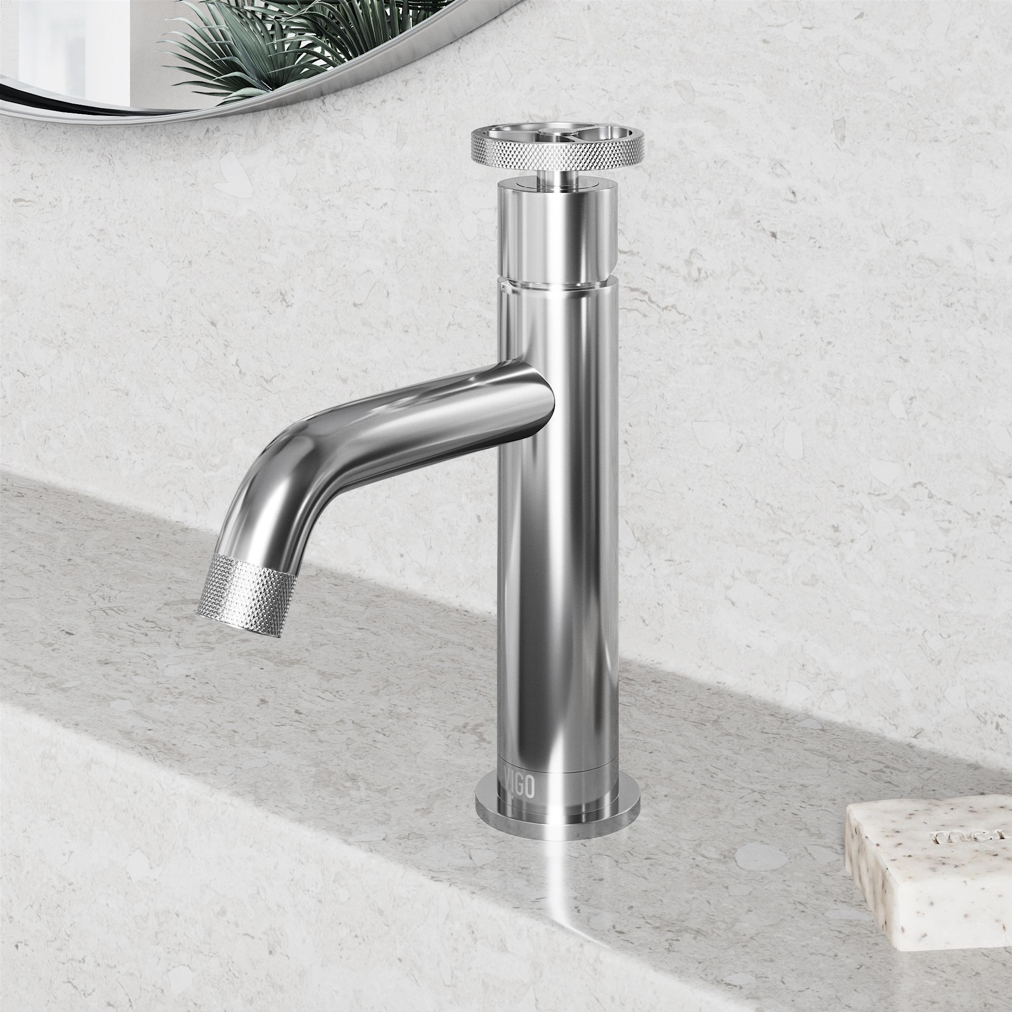 Cass 8" H Single Handle Single Hole Bathroom Faucet