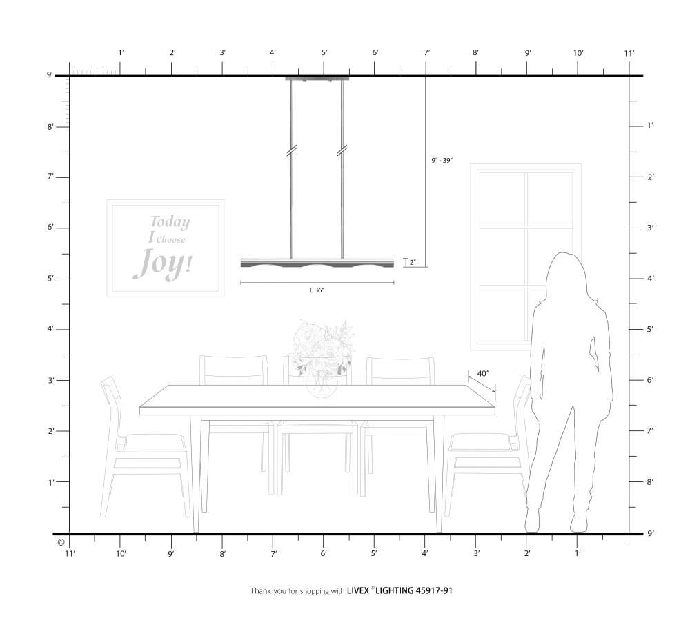 Livex Lighting Acra 3 - Light Chandelier in  Brushed Nickel
