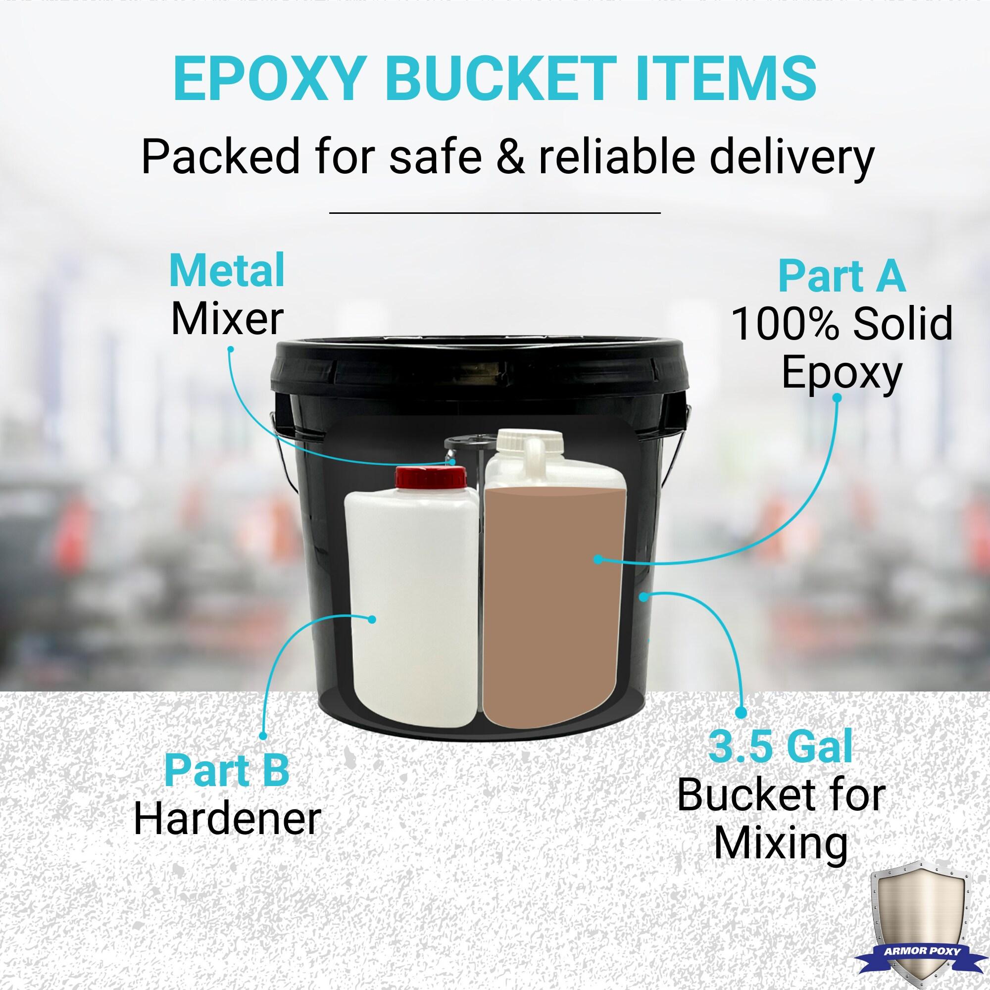 ArmorPoxy 100% Solids, Ultra Thick Epoxy With Metal Mixer, 1.5 Gallons