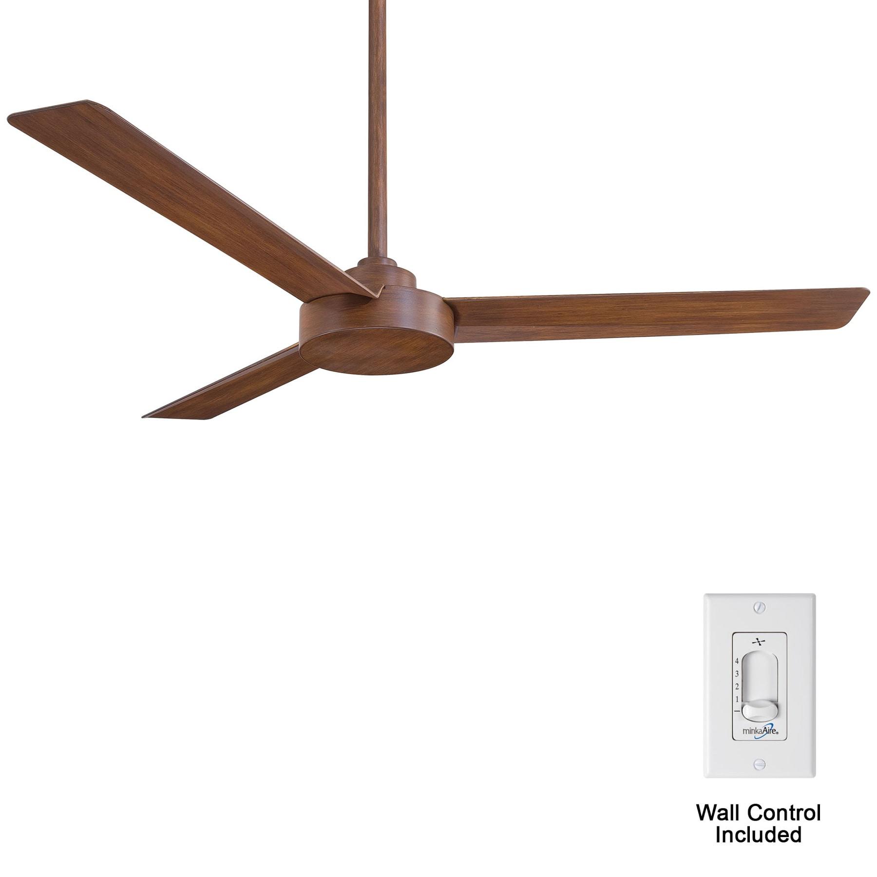 52" Roto 3 - Blade Propeller Ceiling Fan with Wall Control