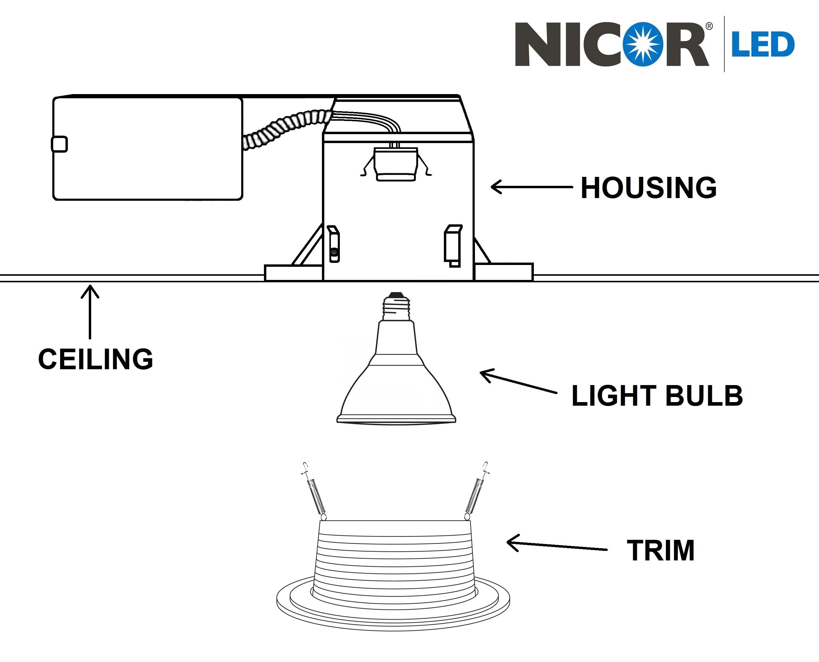 6'' Baffle Recessed Trim