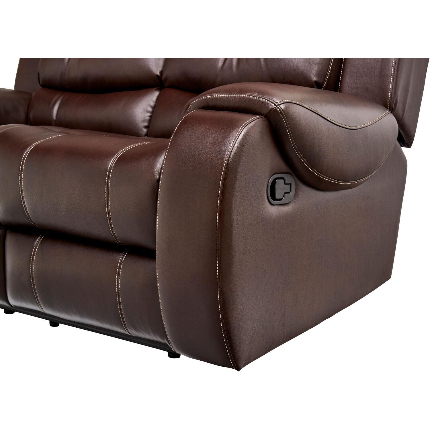 Lekendric 87'' Slipcovered Faux Leather Reclining Sofa