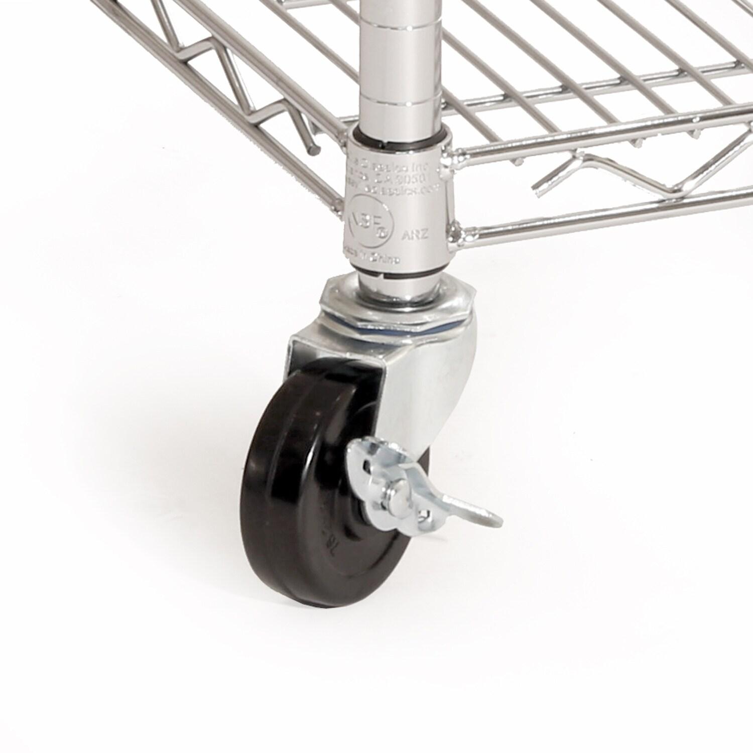 Wire Rolling Storage Cart