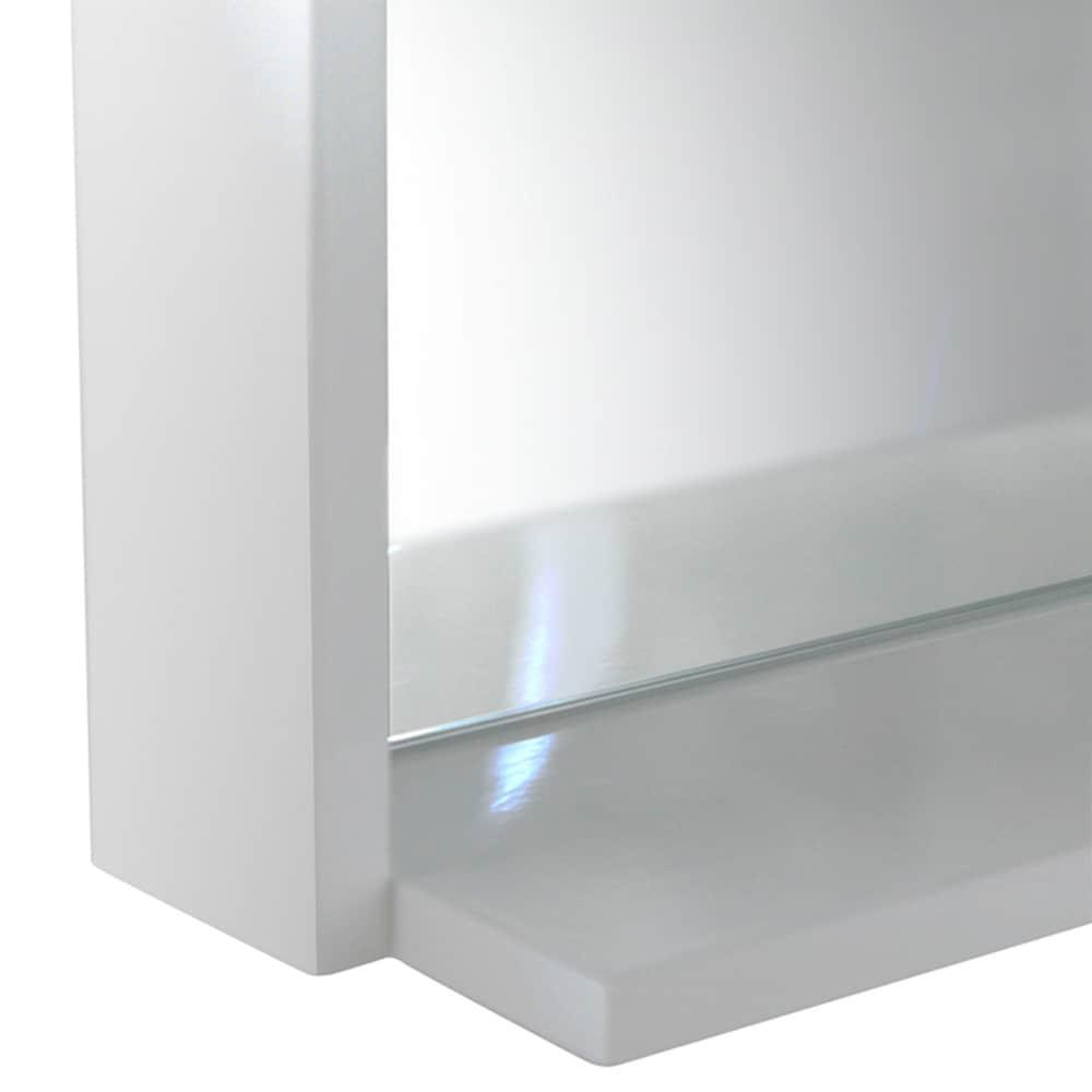 Fresca Allier 36" white Mirror with Shelf