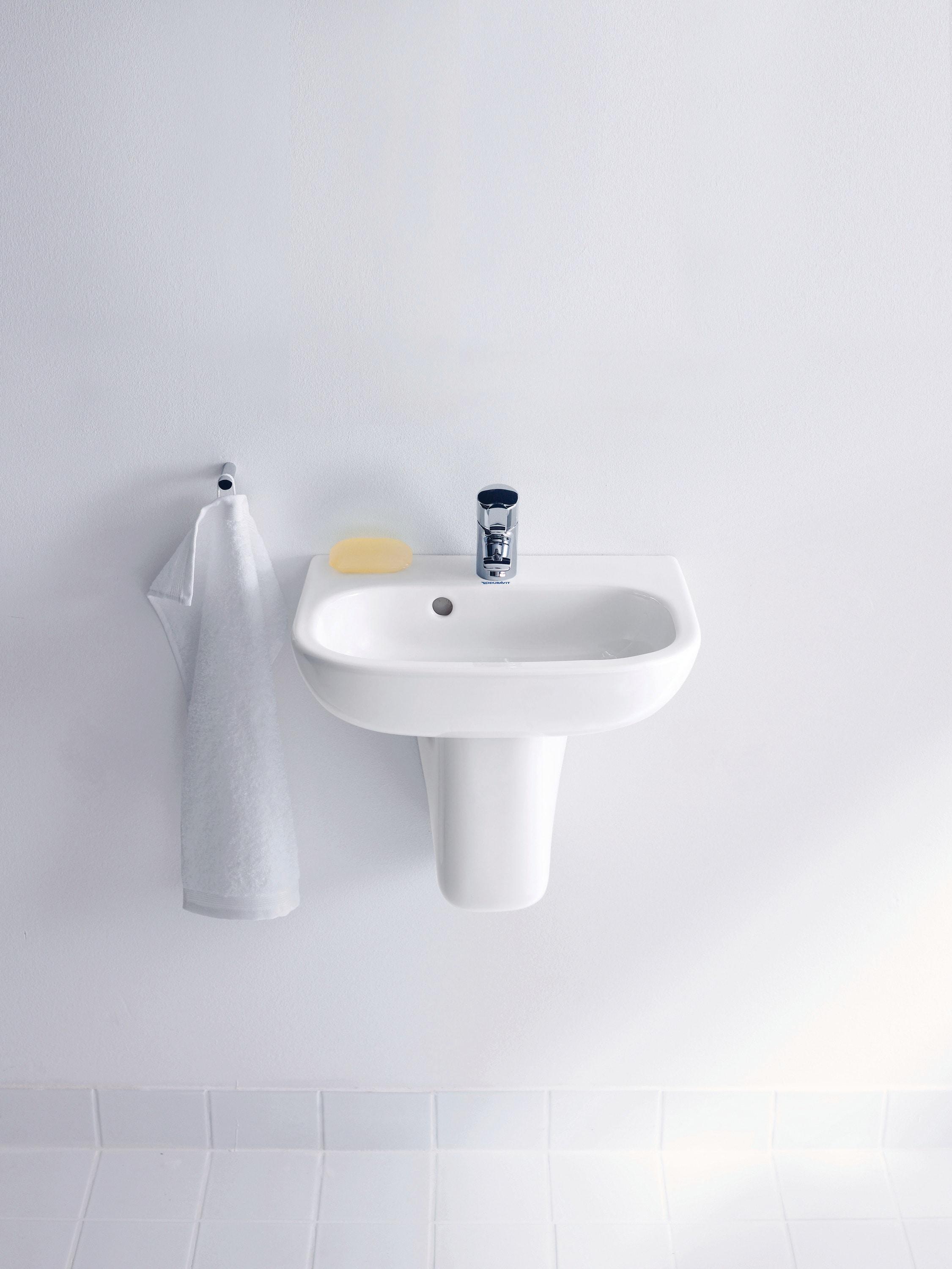 D-Code Ceramic 18" Bathroom Sink with Overflow