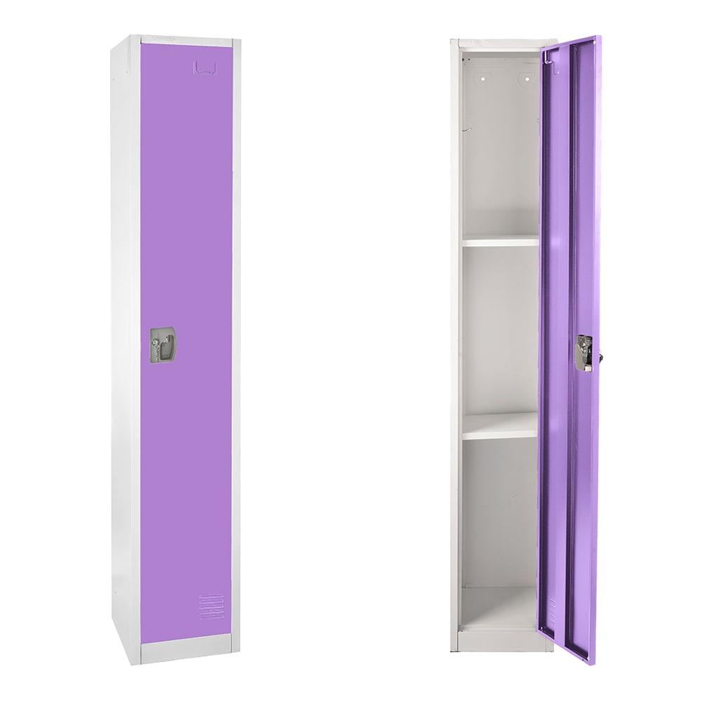 AdirOffice 12'' Wide Steel 1-Tier School and Gym Locker