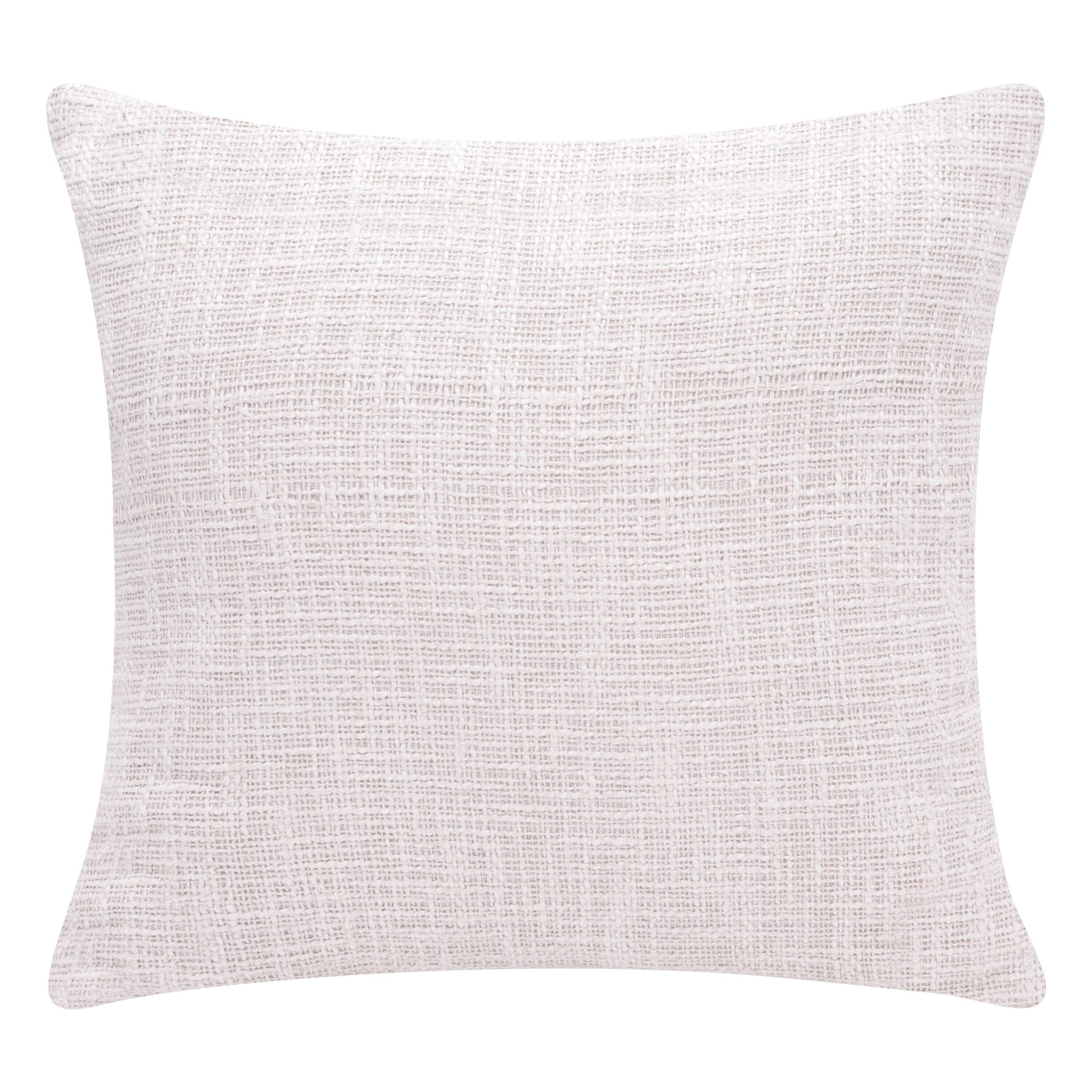 Geometric Handmade Cotton Wool Blend Decorative Throw Pillow