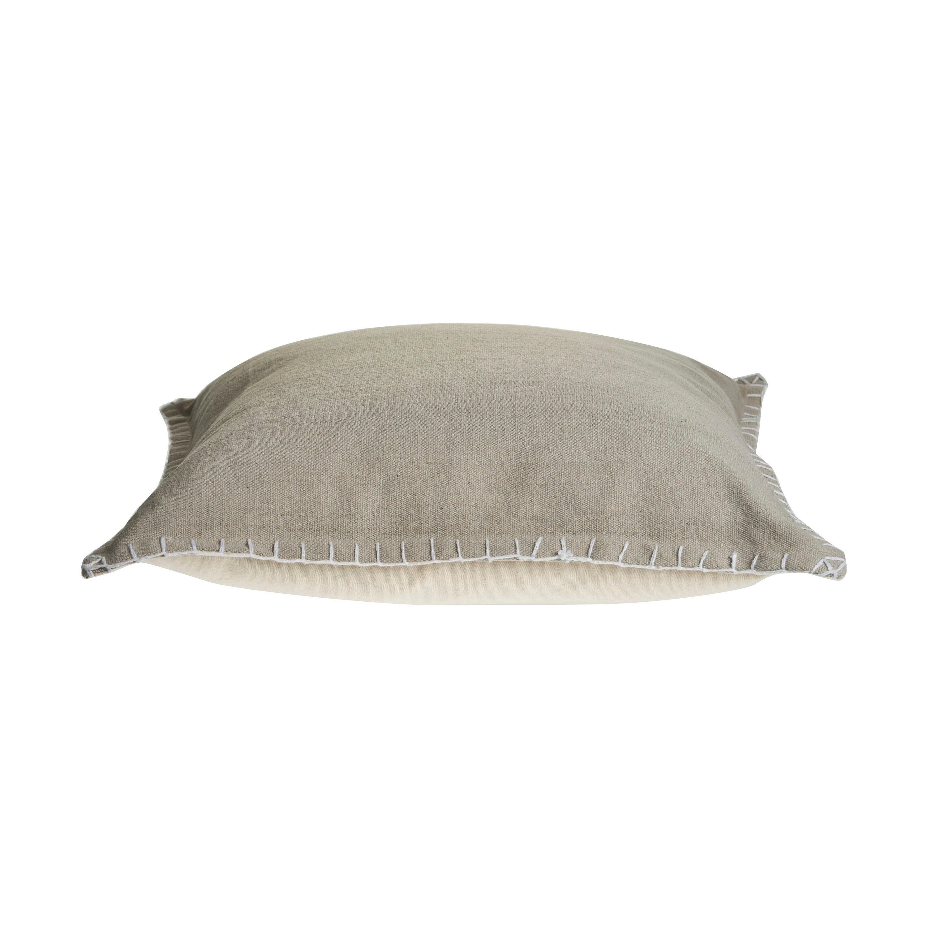 LR Home Embroidered Edged Throw Pillow