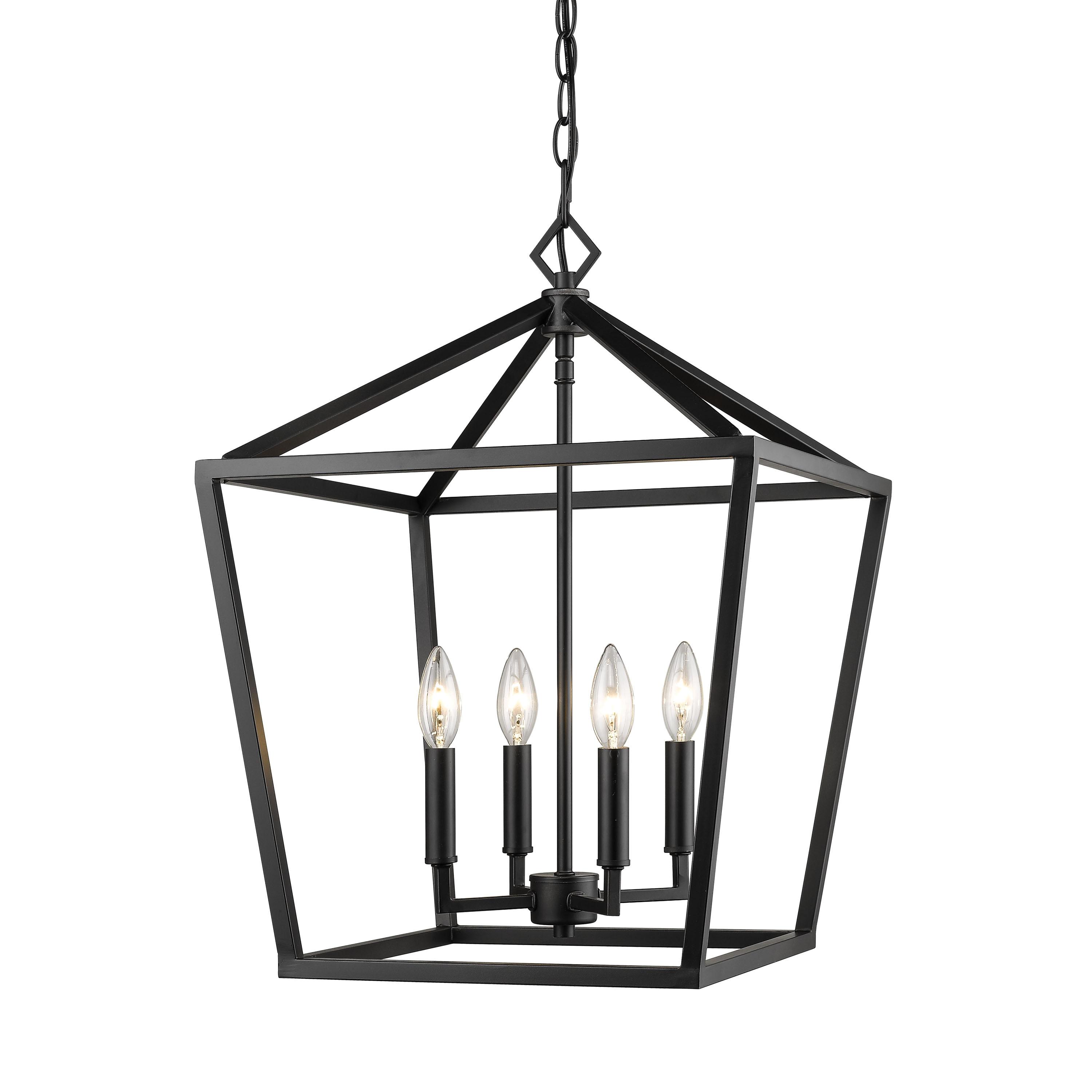 Millennium Lighting 4 - Light Pendant in  Matte Black