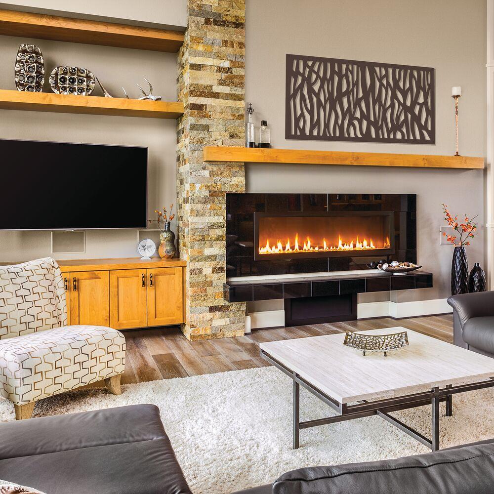 Barrette Outdoor Living 2 ft. x 4 ft. Sprig Umber Decorative Screen Panel