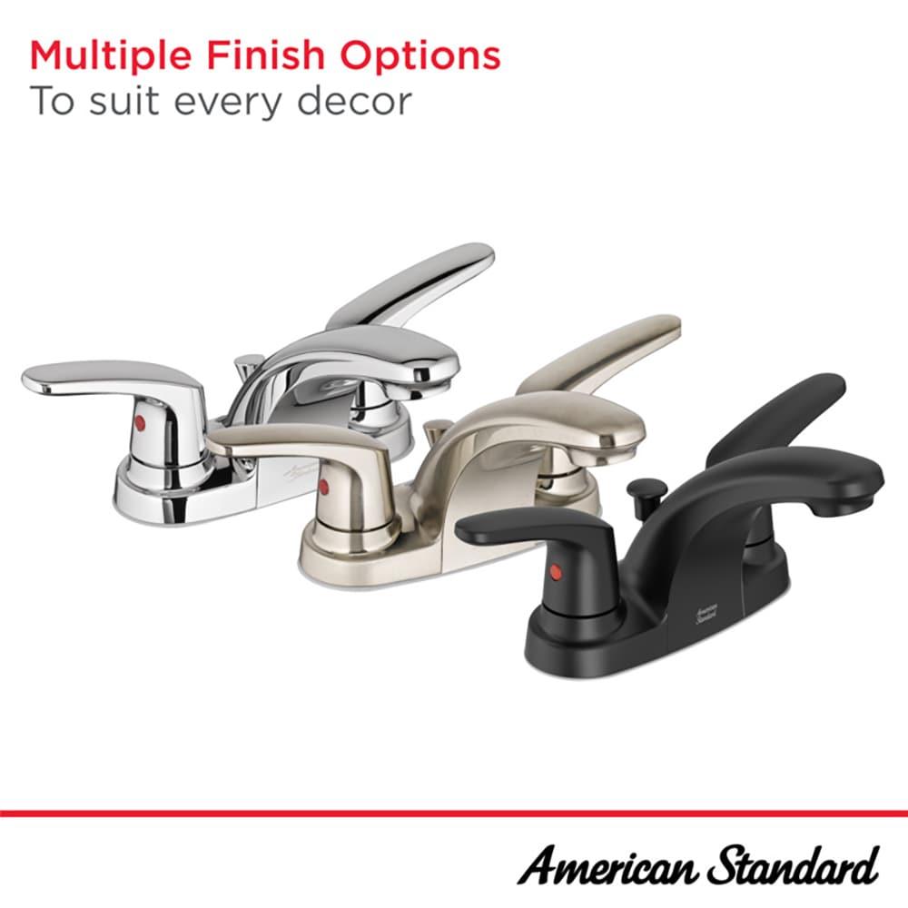 American Standard 7075.200 Colony Pro 1.2 GPM Centerset Bathroom Faucet - Black