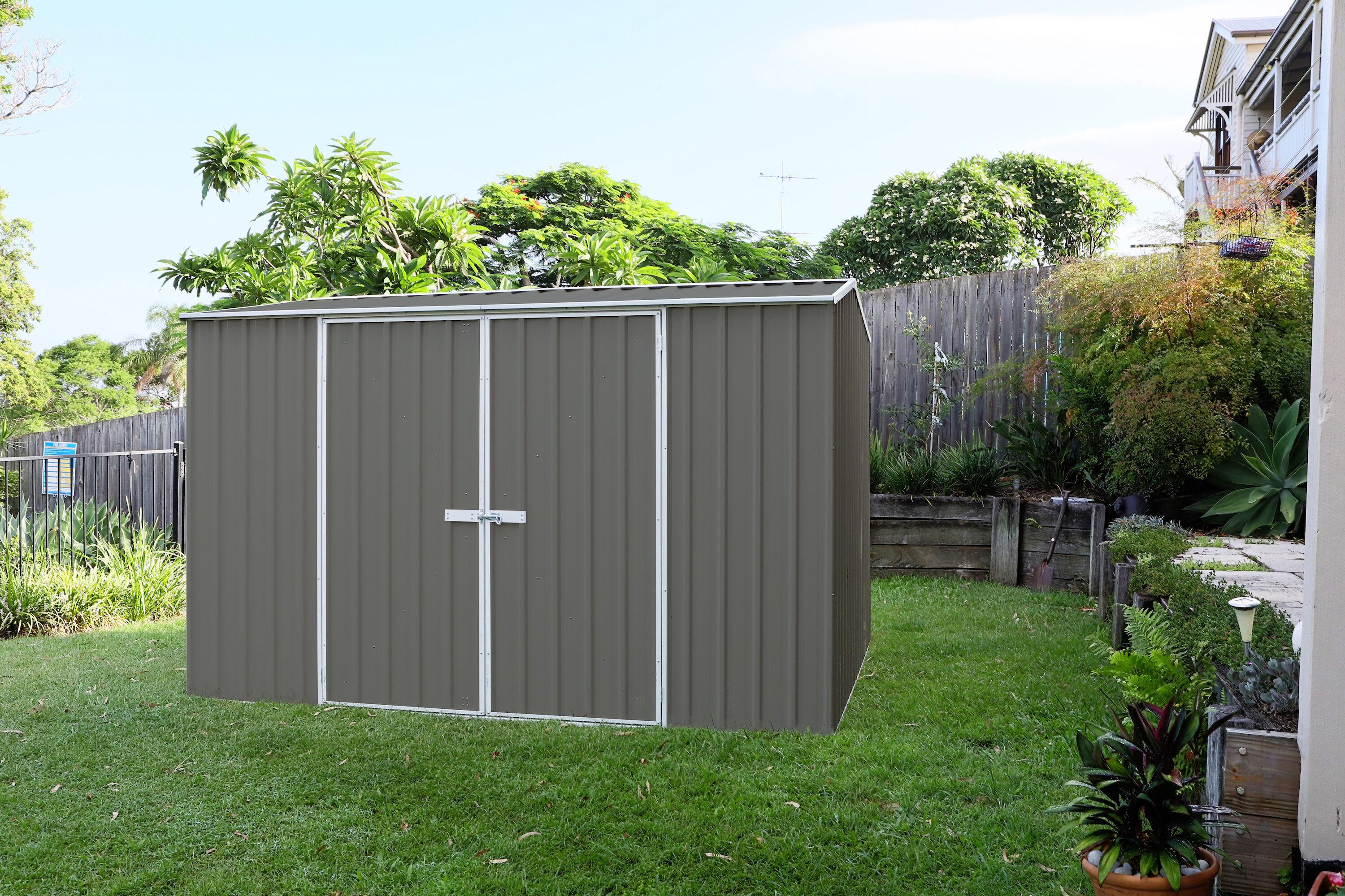 Absco Premier 10 ft. W x 10 ft. D Metal Storage Shed