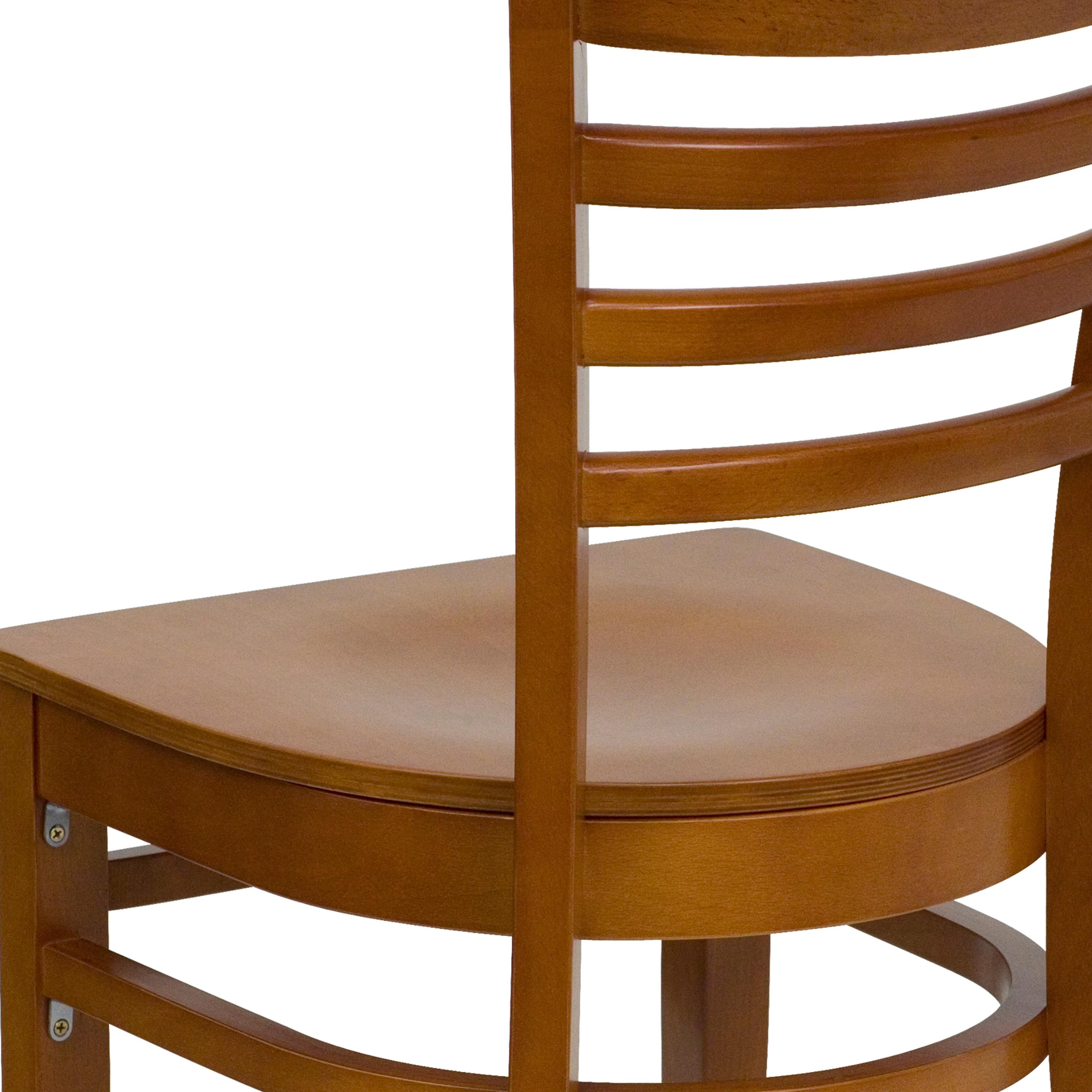 Red Barrel Studio® Ladder Back Wooden Restaurant Chair