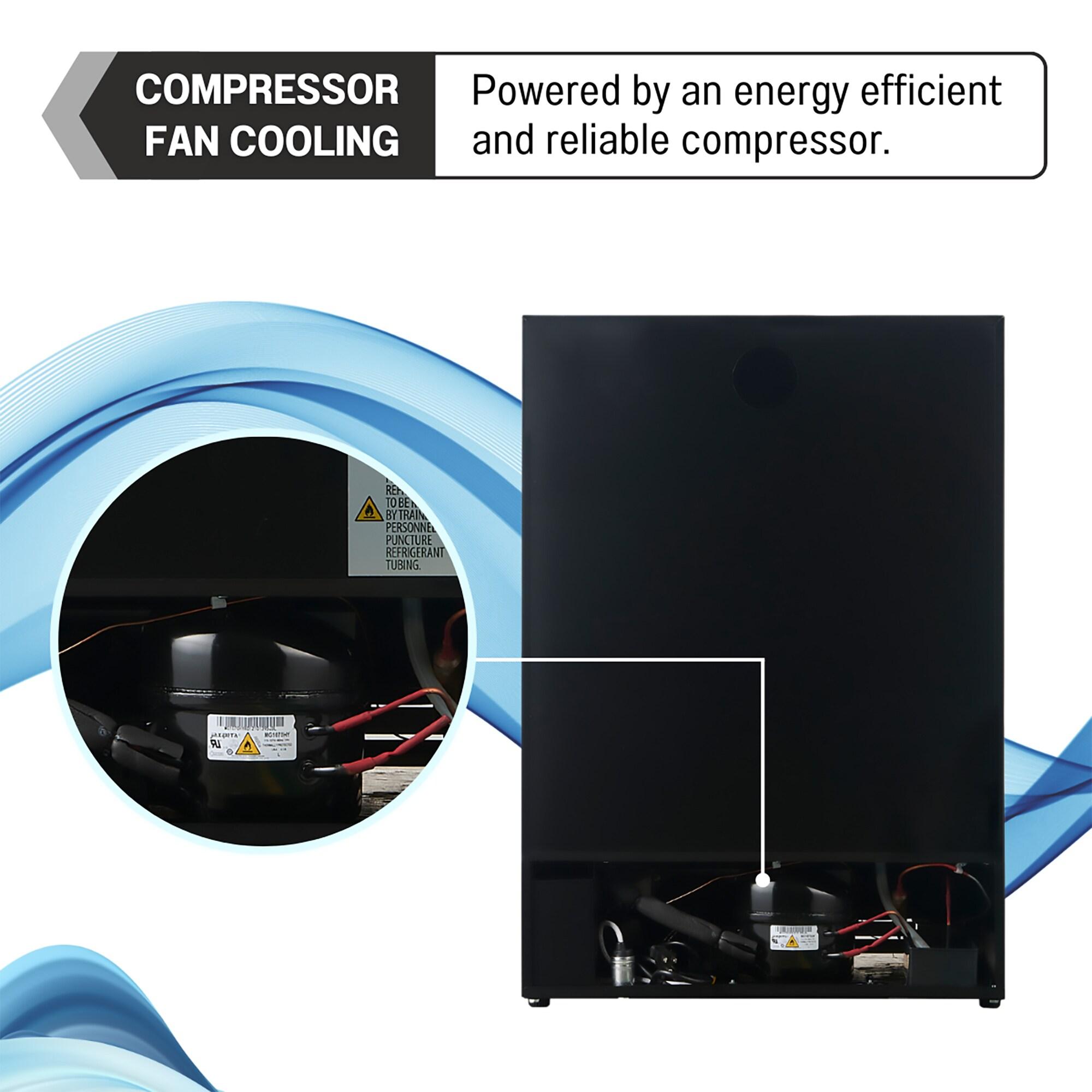 Equator Advanced Appliances Dual Zone 52-Bottle Free Standing/Built-in Wine Cooler Stainless 110V