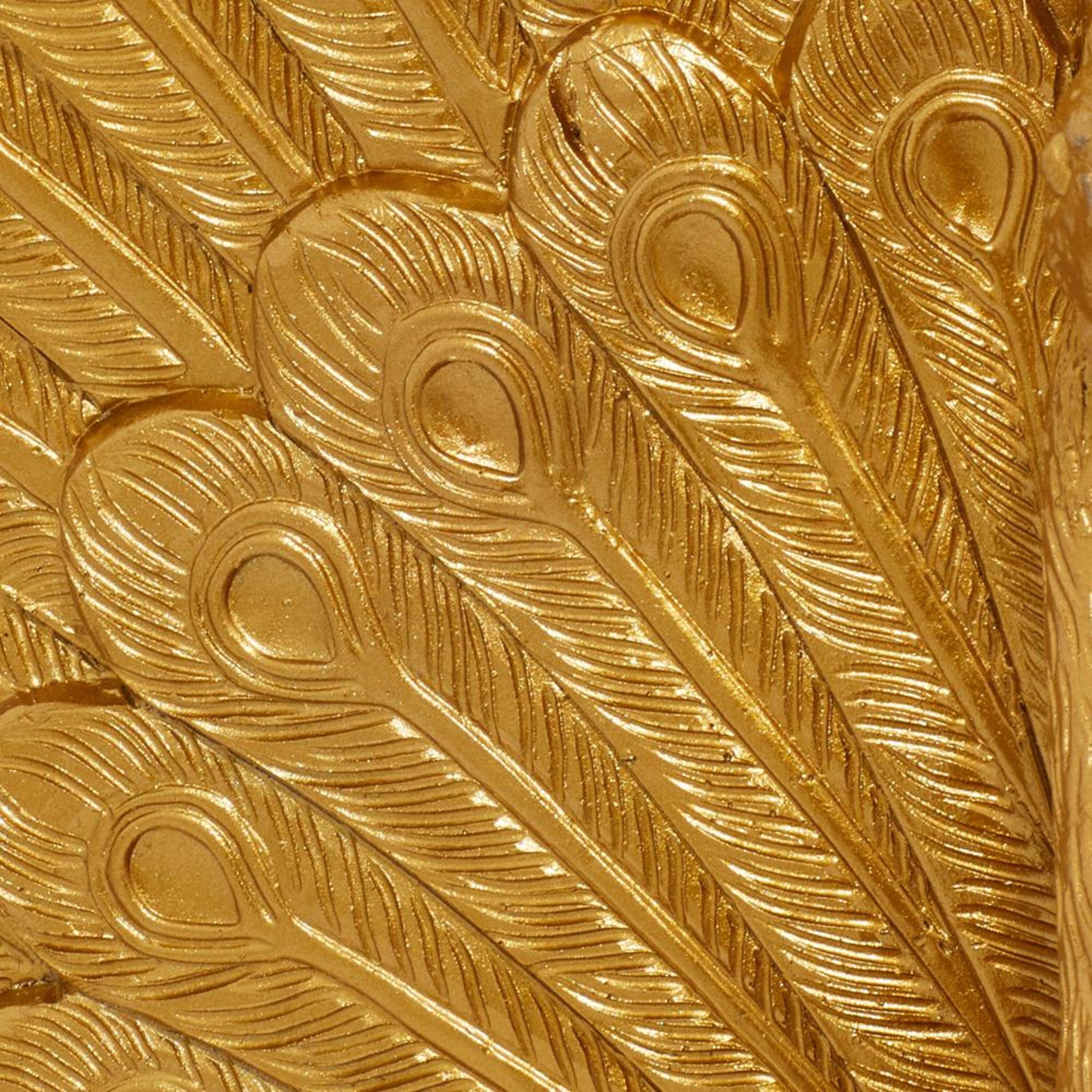 DecMode Gold Polystone Glam Sculpture