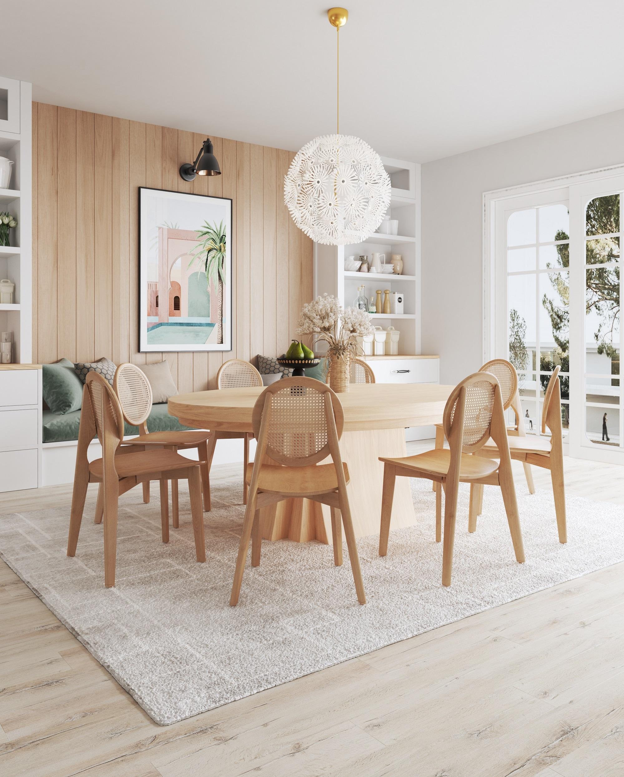 Bayou Breeze Dalen 16.54'' H Ash Solid Wood Cane Back Side Chair