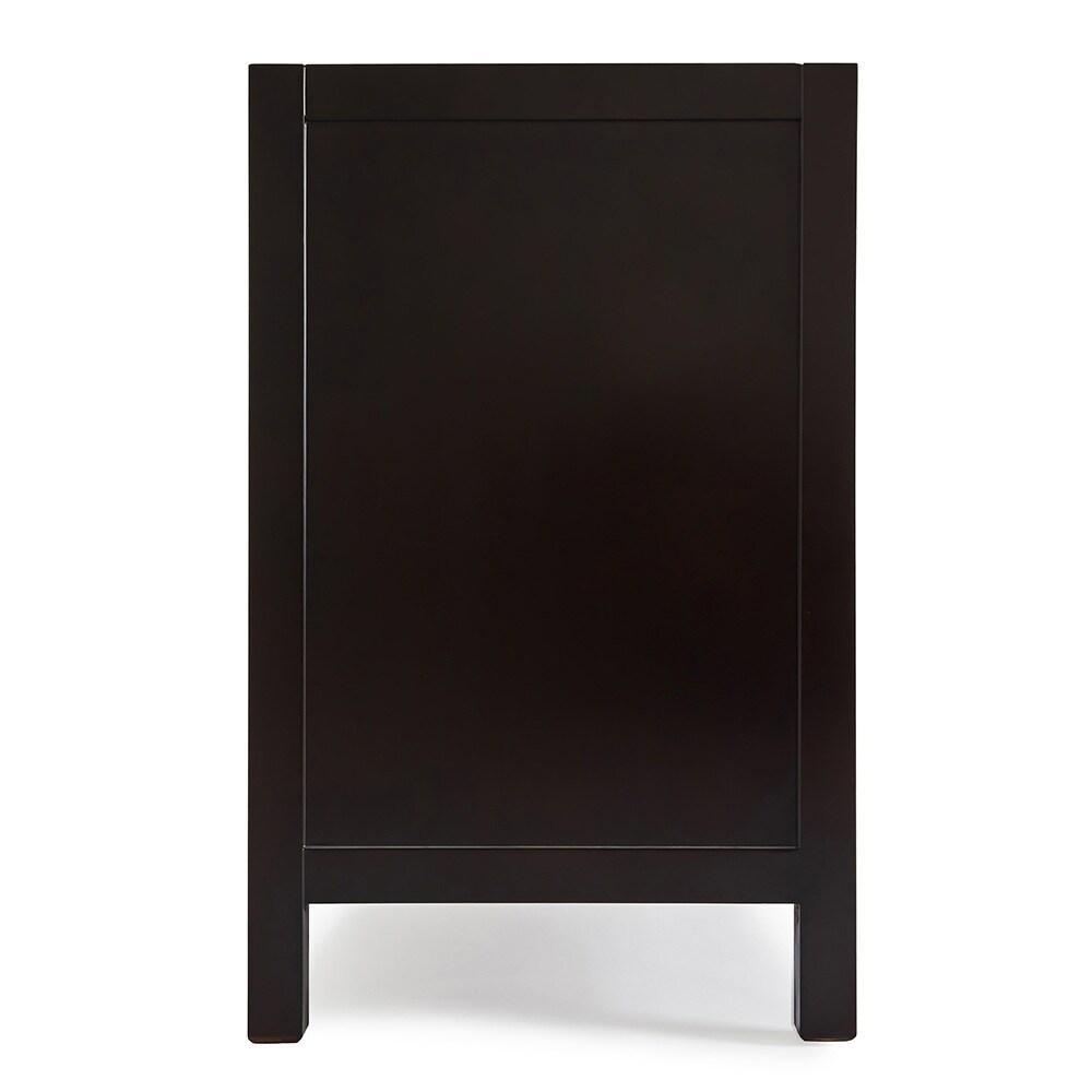 Ariel A037s-L-Bc Cambridge 36" Single Free Standing Wood Vanity Cabinet Only - Brown