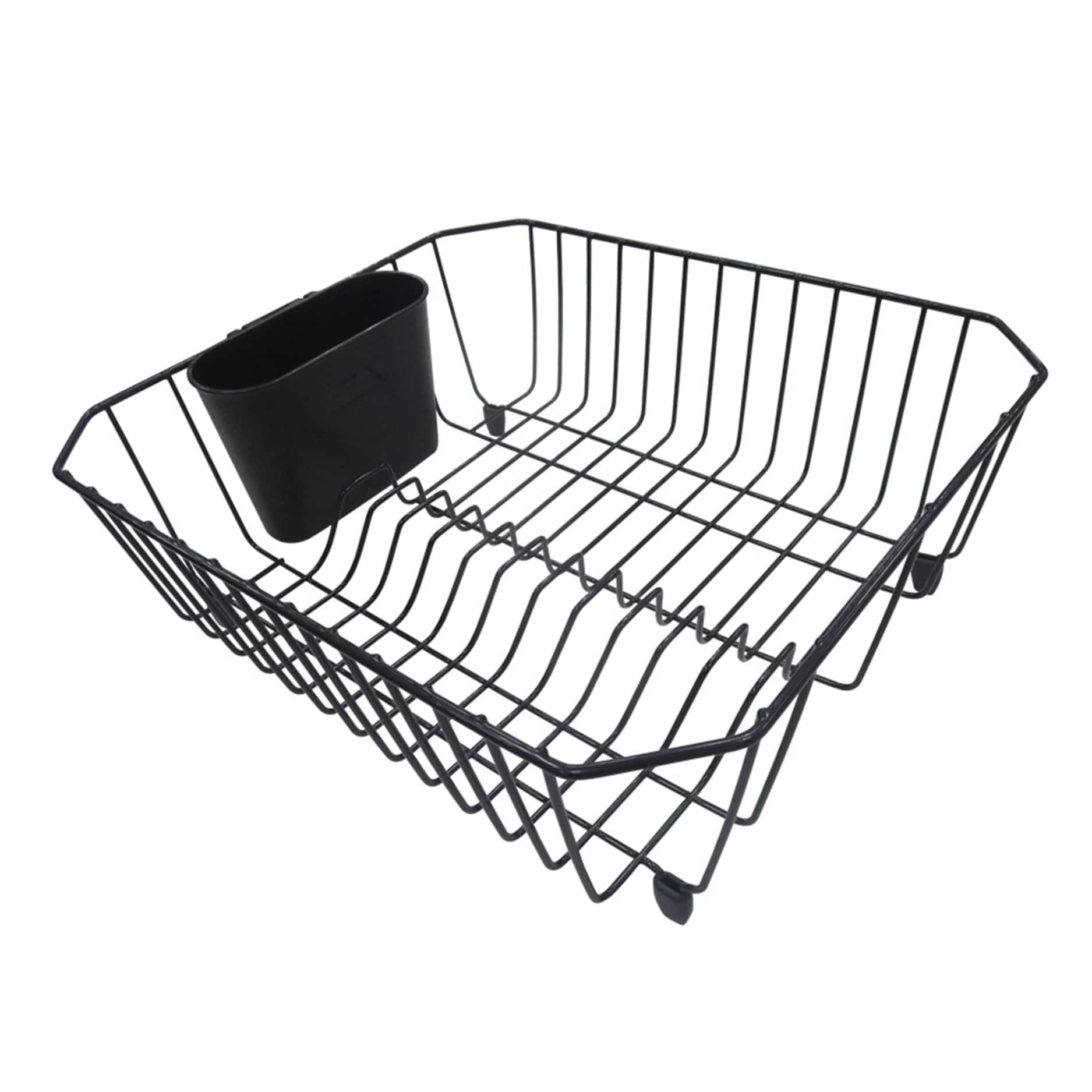 Panacea Steel Small Black Dish Drainer