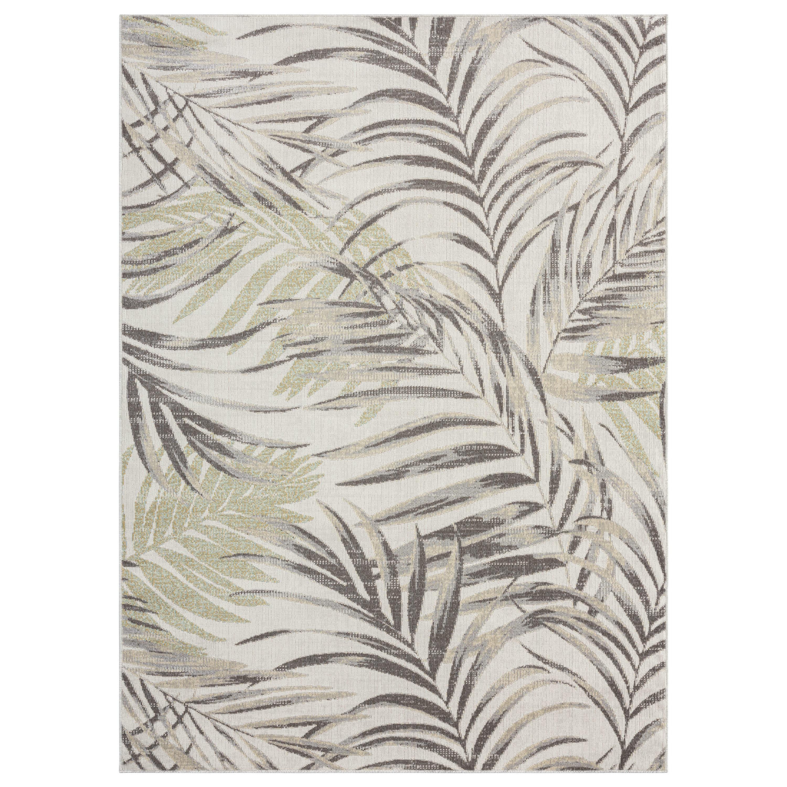Tommy Bahama Malibu Palm Springs Coastal Indoor/Outdoor Area Rug, Ivory/Green